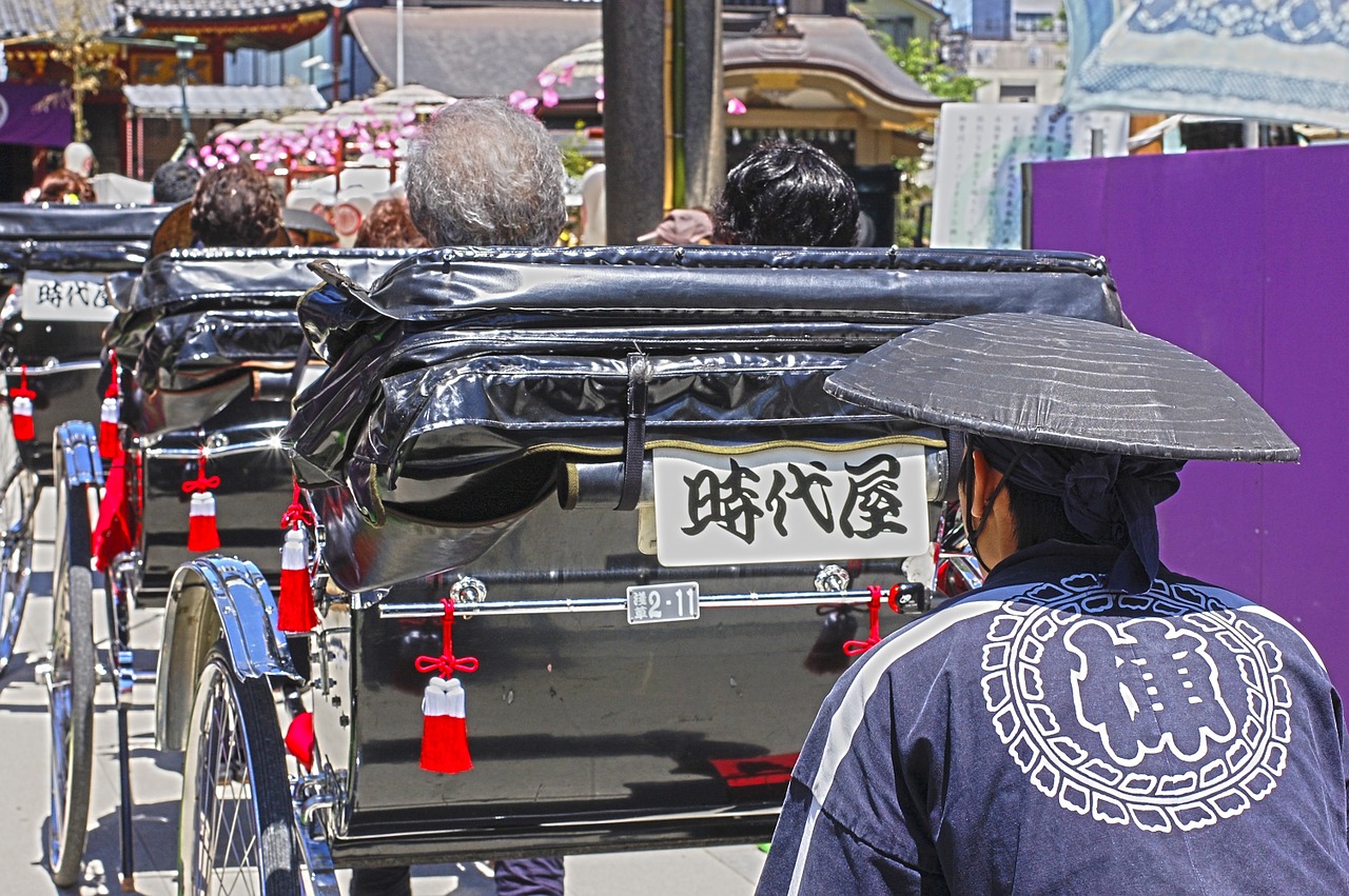 Japonija, Buggy, Rickshaw, Tradicija, Nemokamos Nuotraukos,  Nemokama Licenzija