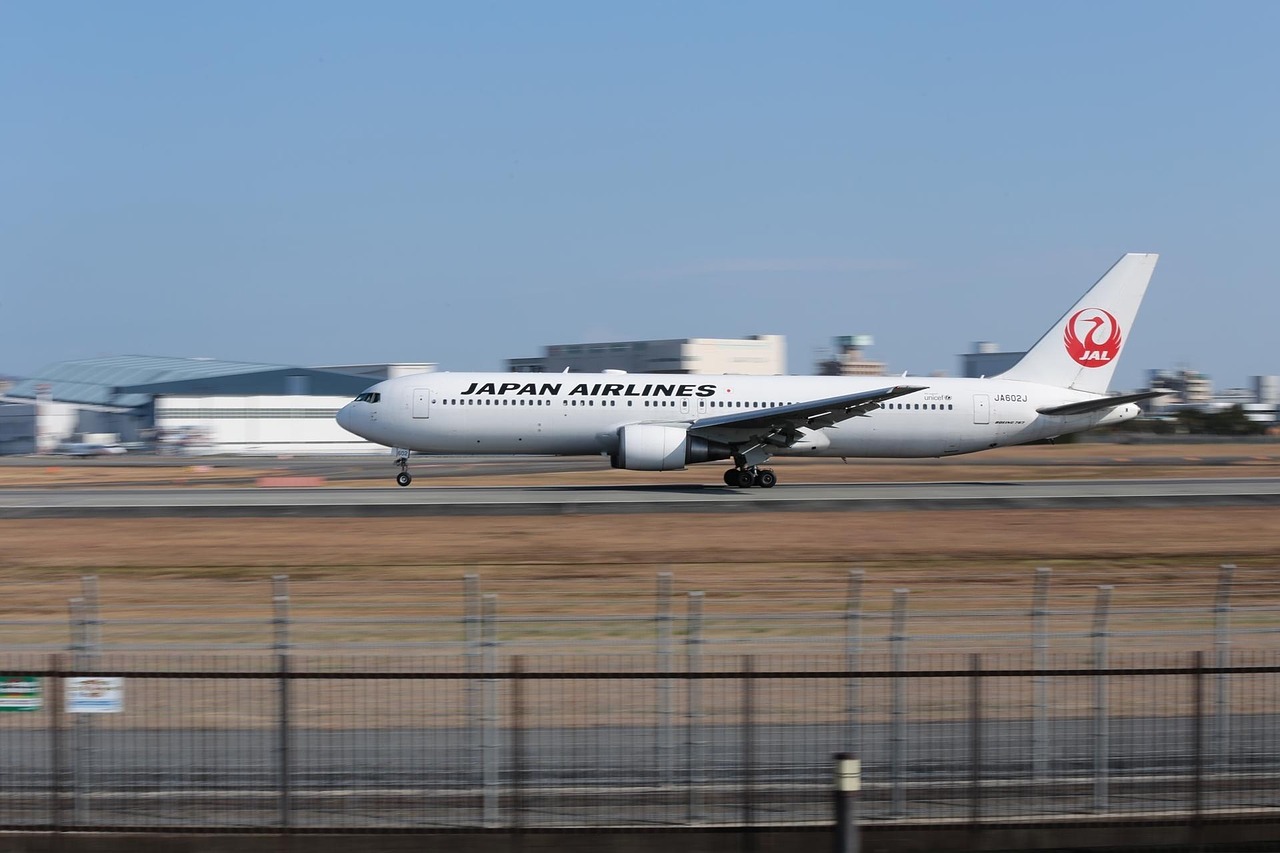 Japonija, Lėktuvas, Boeing 767, Osako Oro Uostas, Nemokamos Nuotraukos,  Nemokama Licenzija