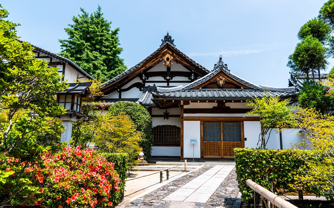 Japonija, Kyoto, Arashiyama, Asija, Kelionė, Šventykla, Architektūra, Kultūra, Turizmas, Istorinis