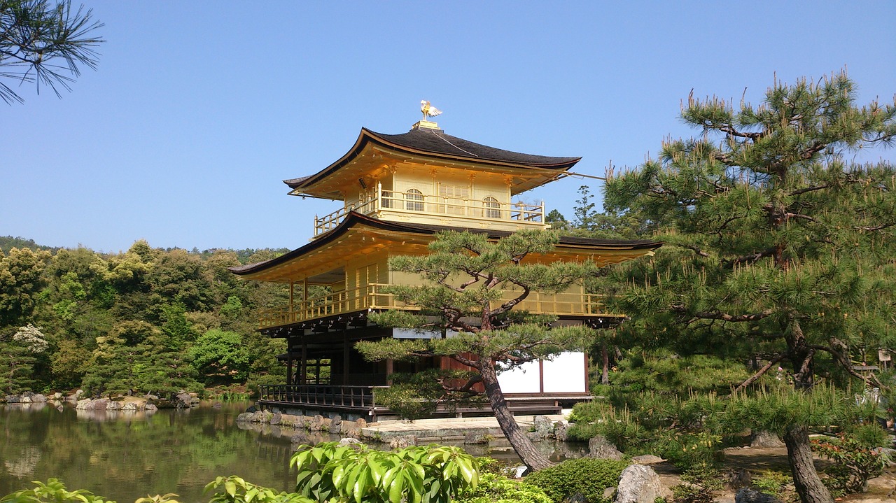 Japonija, Kyoto, Japoniškas Stilius, Kinkaku Ji, Nemokamos Nuotraukos,  Nemokama Licenzija