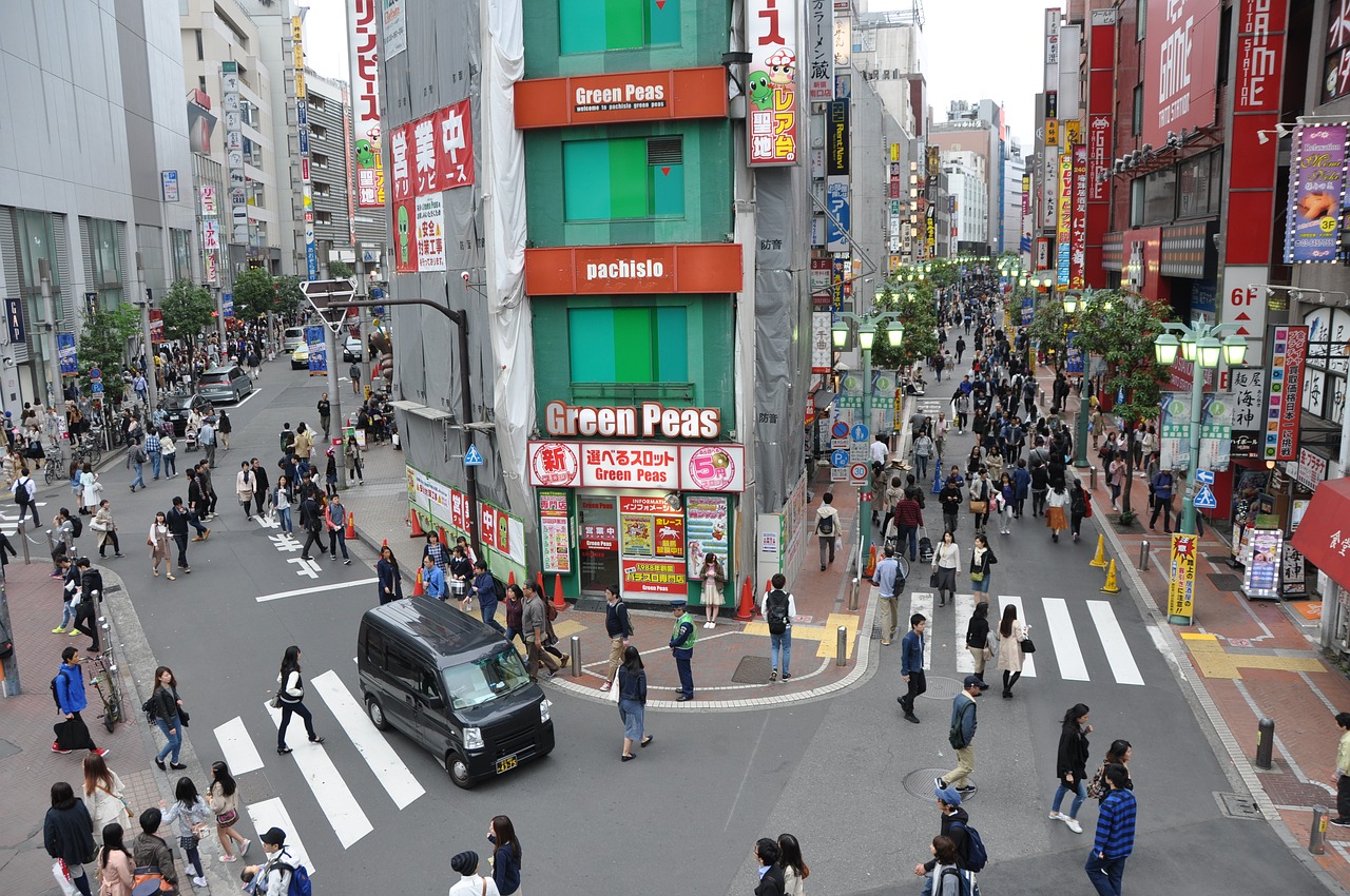 Japonija, Shinjuku, Gatvės Galvutė, Nemokamos Nuotraukos,  Nemokama Licenzija