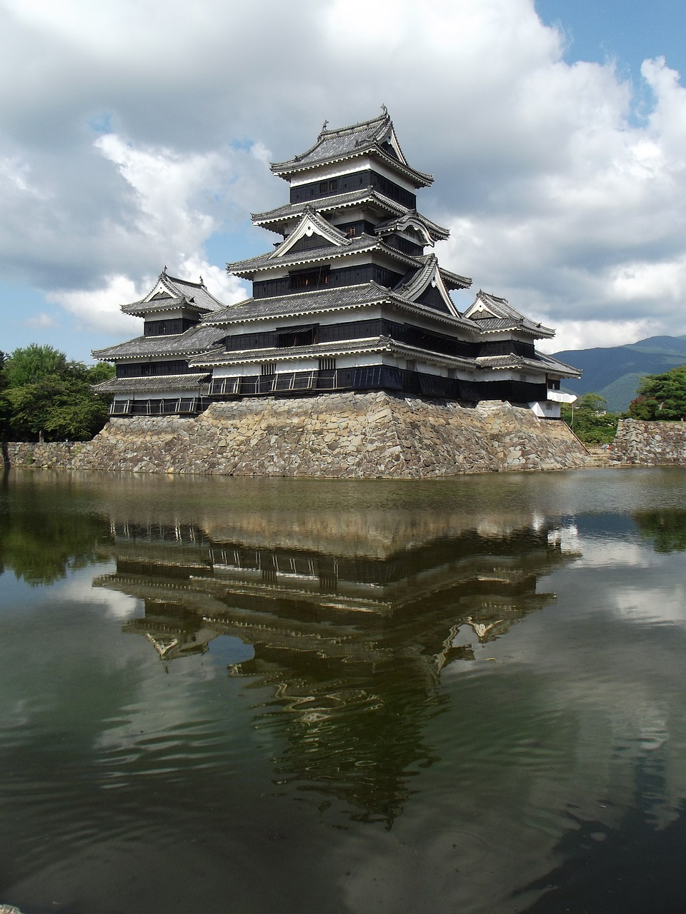 Japonija, Matsumoto, Šventykla, Orientyras, Japanese, Asian, Kelionė, Kultūra, Senovės, Moat