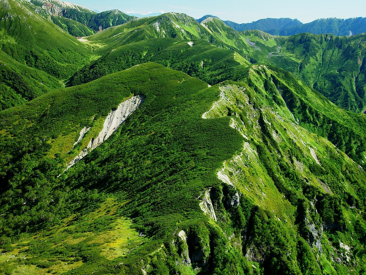 Japonija, Kraštovaizdis, Kalnai, Gamta, Lauke, Vaizdingas, Vista, Šalis, Kaimas, Slėnis