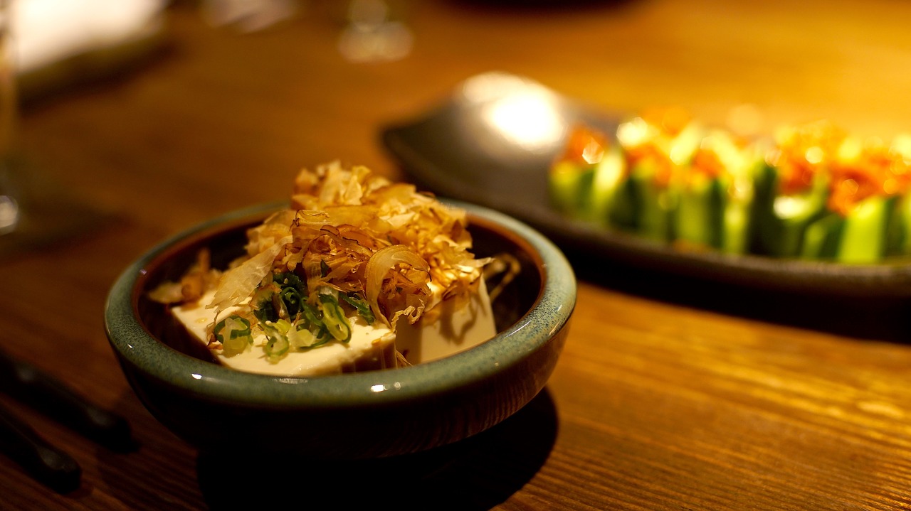 Japonijos Virtuvė, Tofu, Maistas, Kepta Tofu, Ir Vėjas, Kaiseki, Nemokamos Nuotraukos,  Nemokama Licenzija