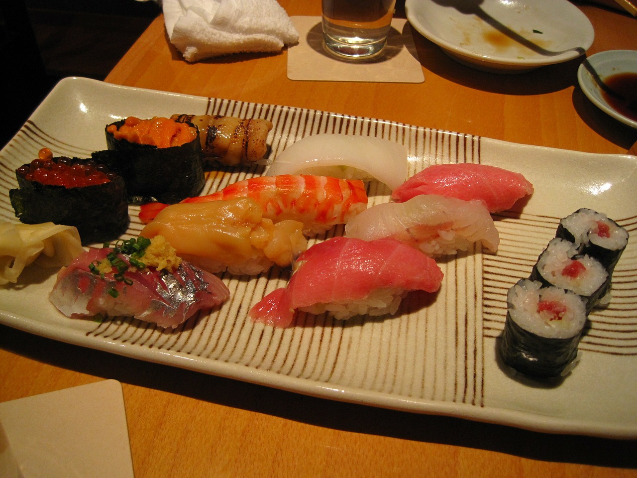 Japonijos Maistas, Tikrasis Suši, Žaliavinis, Sushi, Tsukijishijo Stotis, Žuvis, Virtuvė, Japonija, Japanese, Maistas