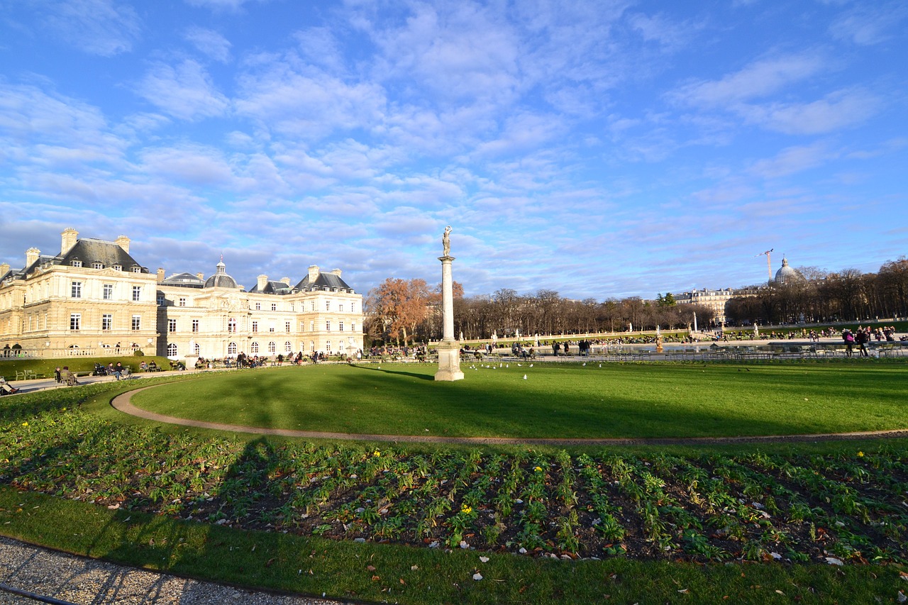 Jardin Du Luxembourg, Paris, Veja, Stulpelis, France, Rūmai, Nemokamos Nuotraukos,  Nemokama Licenzija