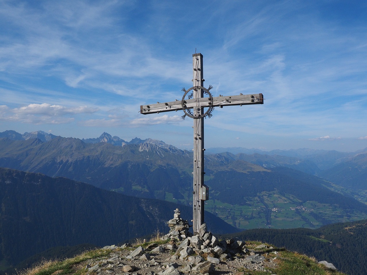 Jaufenspitze, Viršūnių Susitikimas, Kirsti, Kalnai, Vaizdas, Balta Siena, Aukštas Dantis, Orų Patarimas, Pflerscher Tribulaun, Gschnitzer Tribulaun