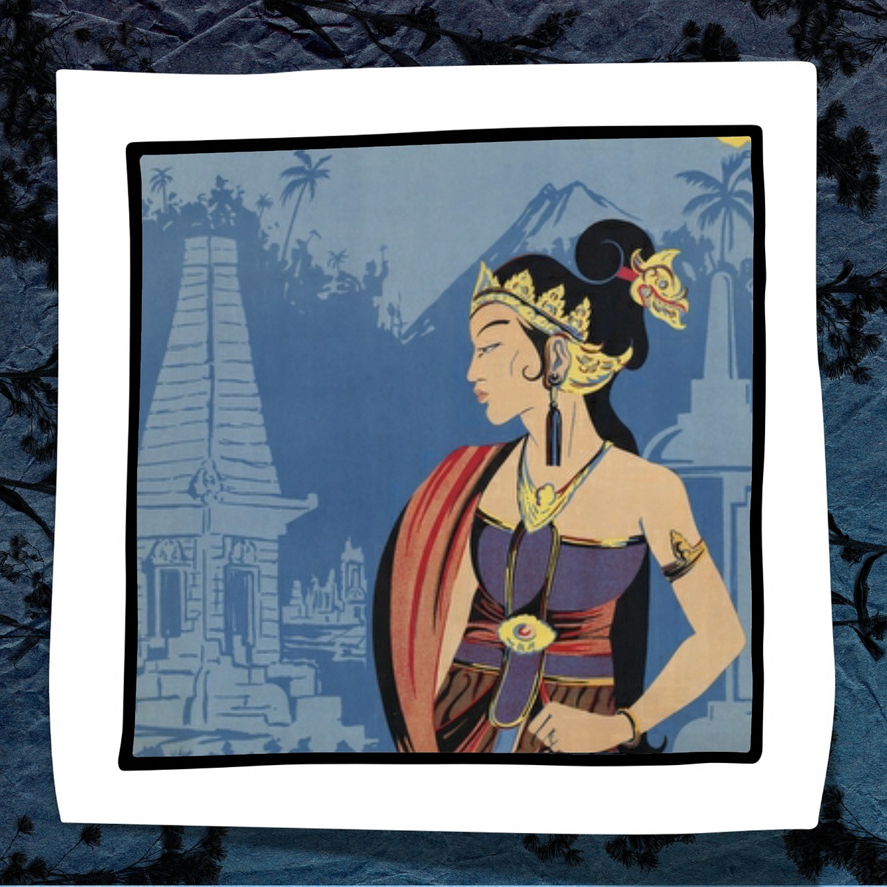 Java, Indonezija, Mergaitė, Galvos Apdangalai, Tradicinis, Apranga, Asian, Gražus, Vintage, Asija