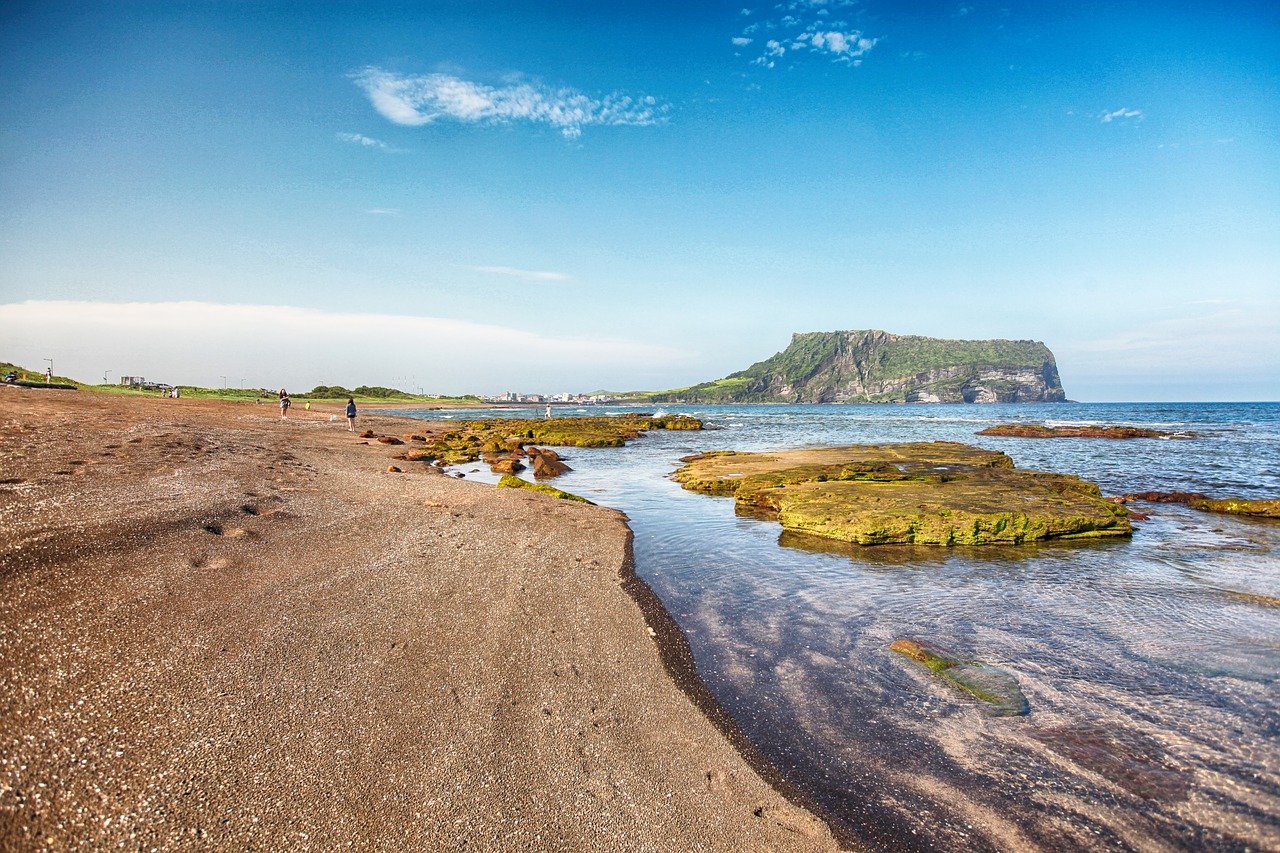 Jeju, Jeju Sala, Saulėtekio Atlyginimas, Olle Gill, Gamta, Kelionė, Jūra, Dangus, Turizmas, Peizažas