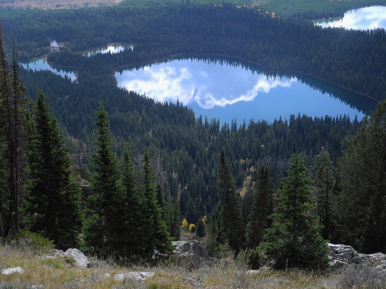 Jenny Ežeras, Grand Teton, Vajomingas, Nemokamos Nuotraukos,  Nemokama Licenzija