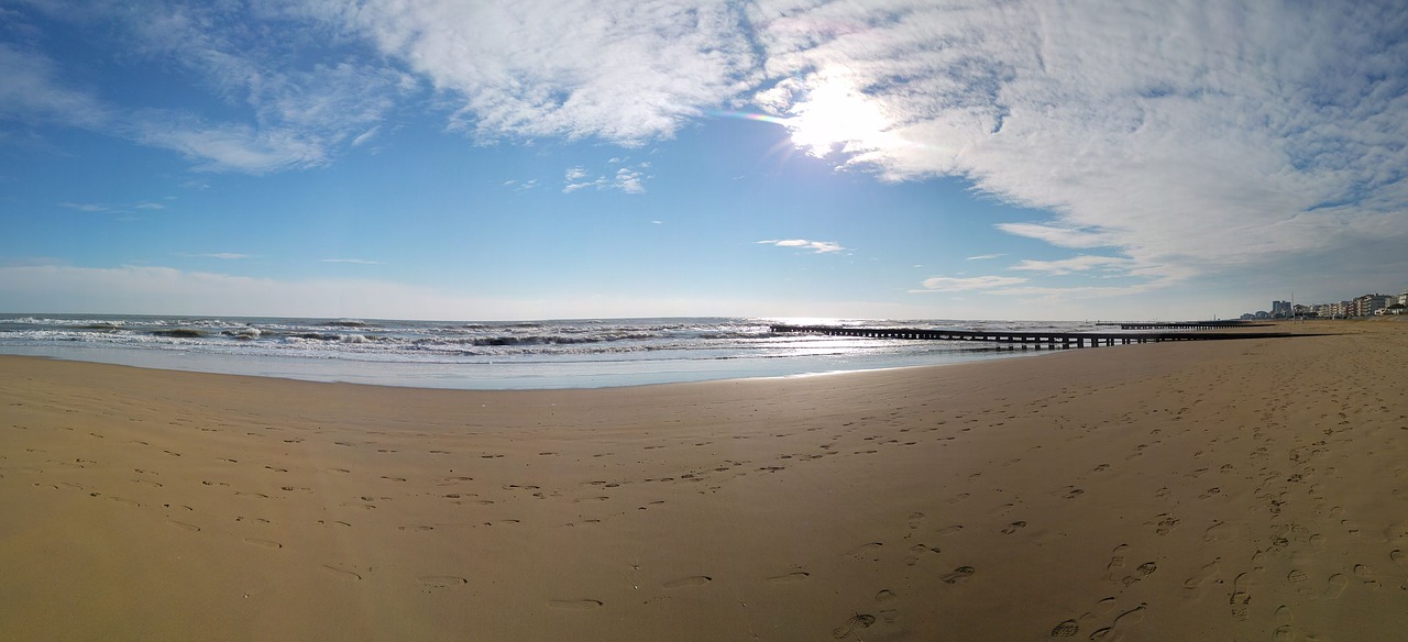 Jesolo, Papludimys, Venecija, Dangus, Niekas, Panoraminis, Nemokamos Nuotraukos,  Nemokama Licenzija