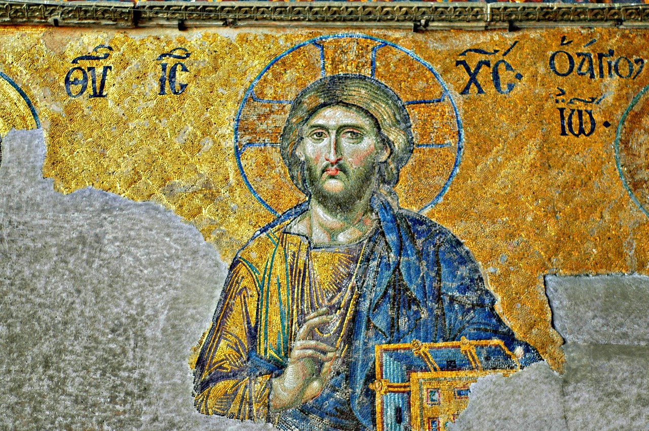 Jėzus, Istanbulas, Hagia Sophia, Freska, Fjeras, Bažnyčia, Piktograma, Religija, Krikščionybė, Mozaika