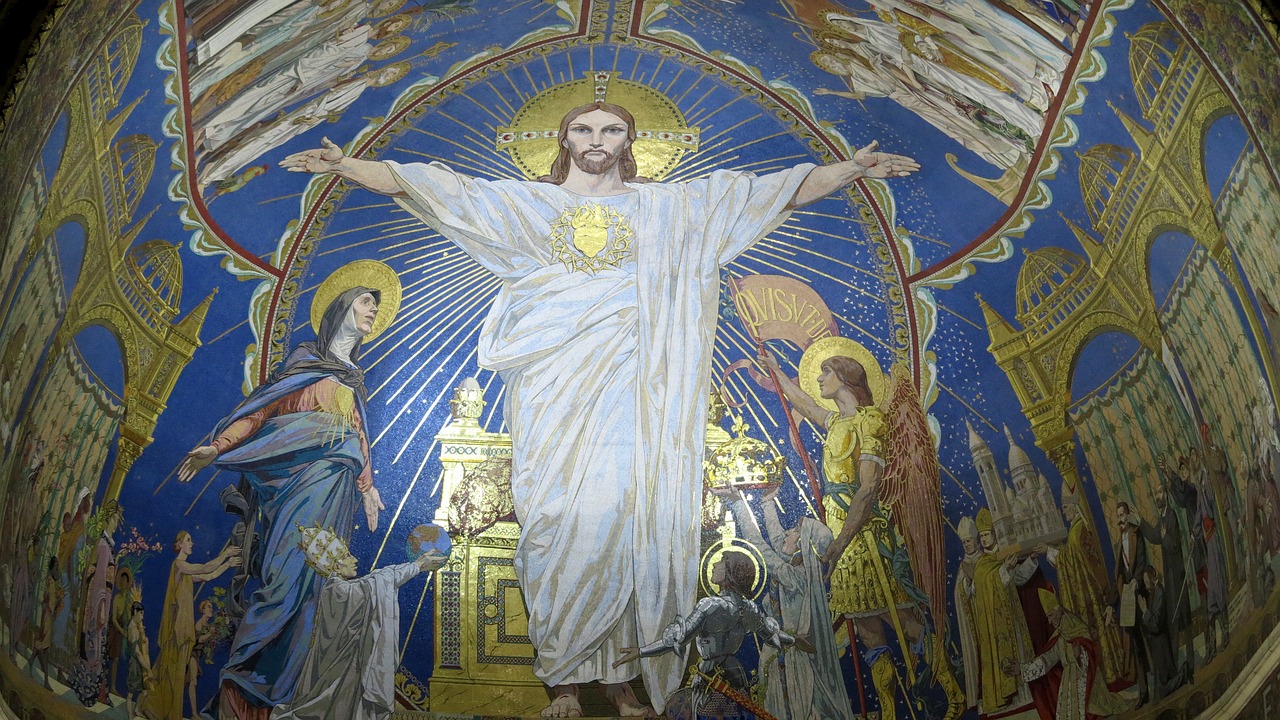 Jėzus, Mozaika, Paris, Nemokamos Nuotraukos,  Nemokama Licenzija