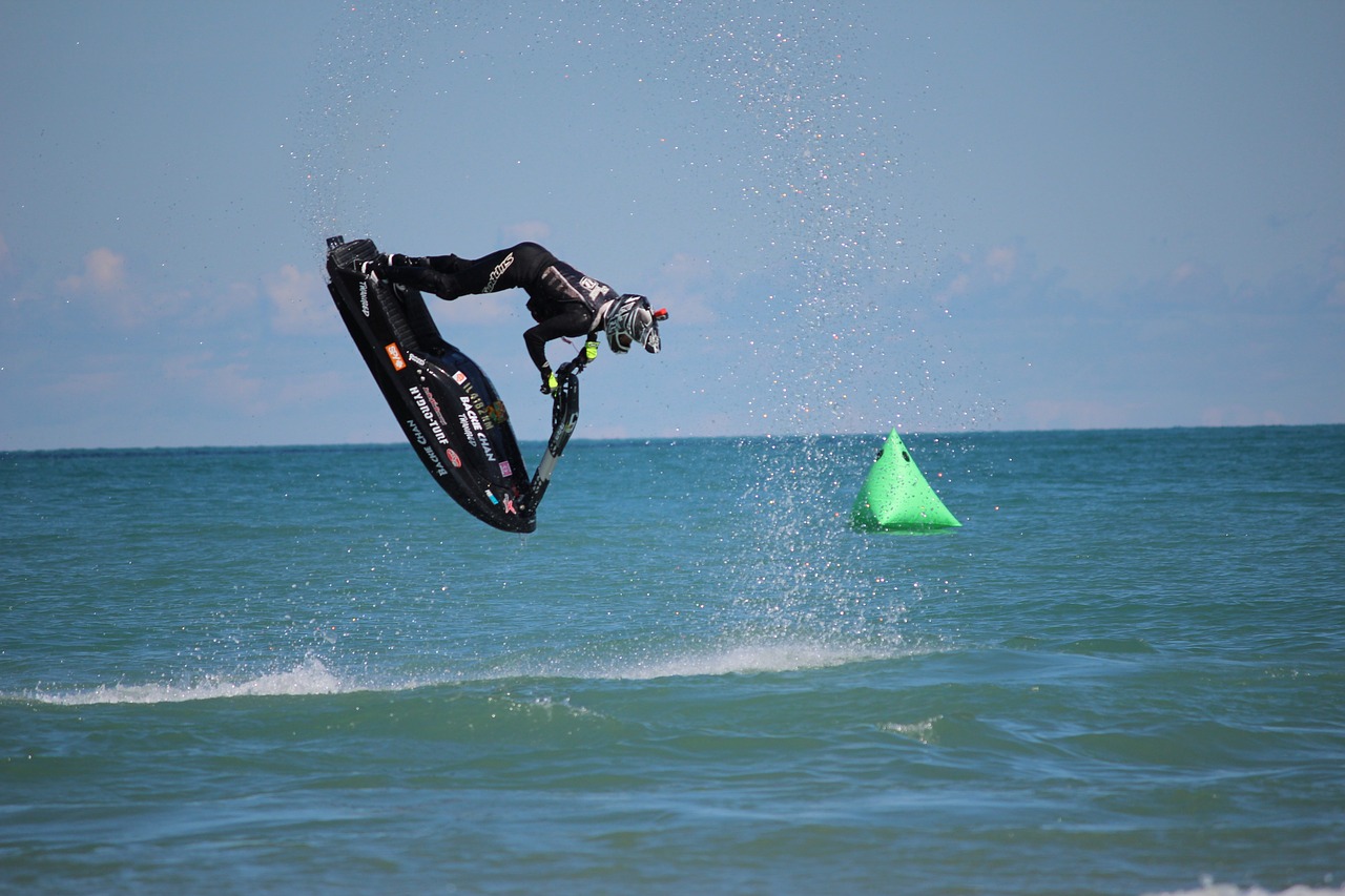 Vandens Motociklas, Backflip, Backie Chan, Sporto Renginiai, Ežeras Michiganas, Freestyle, Čigonai, Adrenalinas, Oras, Atletiškas