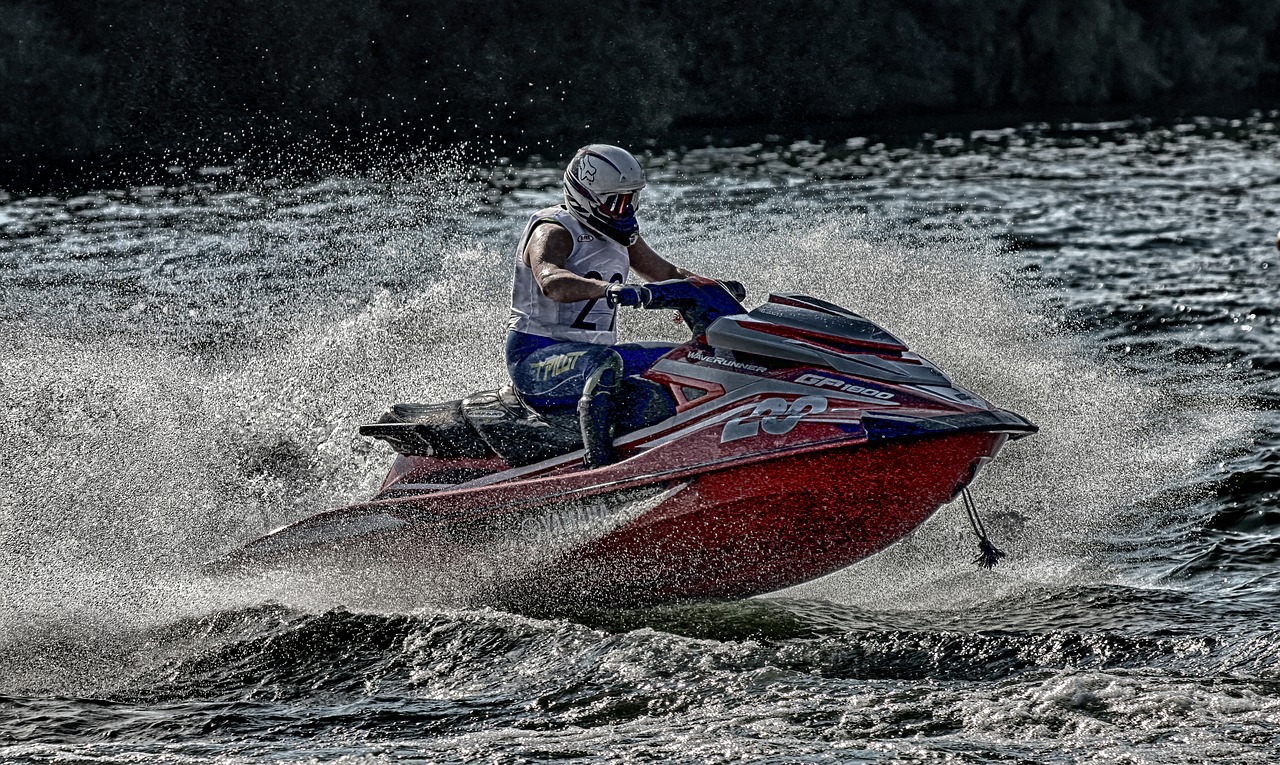 Vandens Motociklas, Jetski Rasės, Motorsportas, Lenktynės, Vandens Sportas, Lenktynės, Motorinių Valčių Lenktynės, Sportas, Nemokamos Nuotraukos,  Nemokama Licenzija