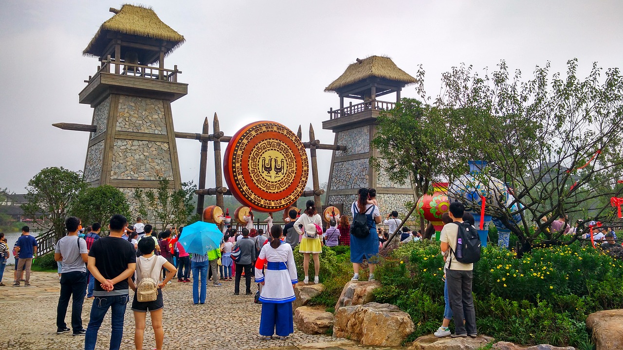 Jiangsu Orientuoti Kultūros Parkas, Teminis Parkas, Druskos Kultūra, Nemokamos Nuotraukos,  Nemokama Licenzija