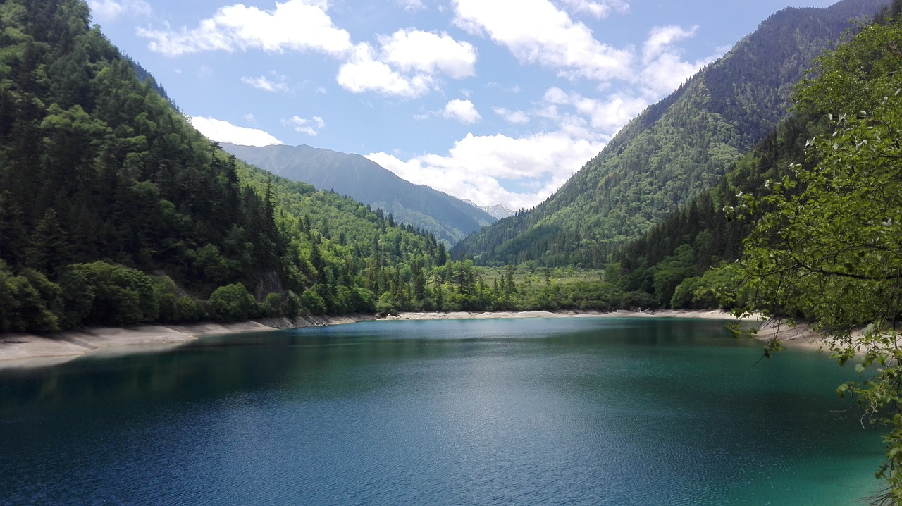 Jiuzhaigou, Sichuanas, Ežeras, Nemokamos Nuotraukos,  Nemokama Licenzija