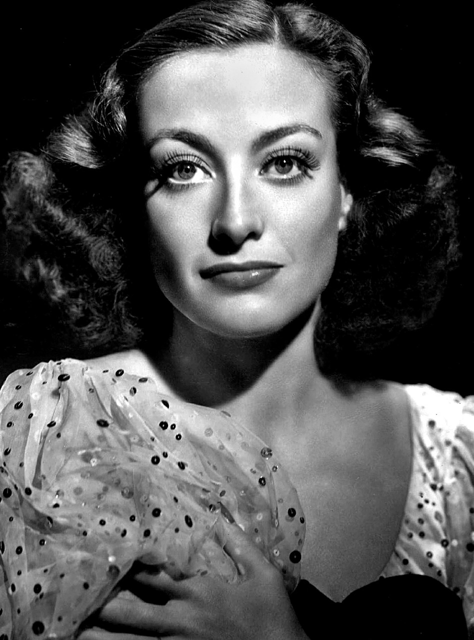 Joan Crawford, Aktorė, Klasikinis, Filmas, Nostalgija, Vintage, Holivudas, Žvaigždė, Studija, Vienspalvis