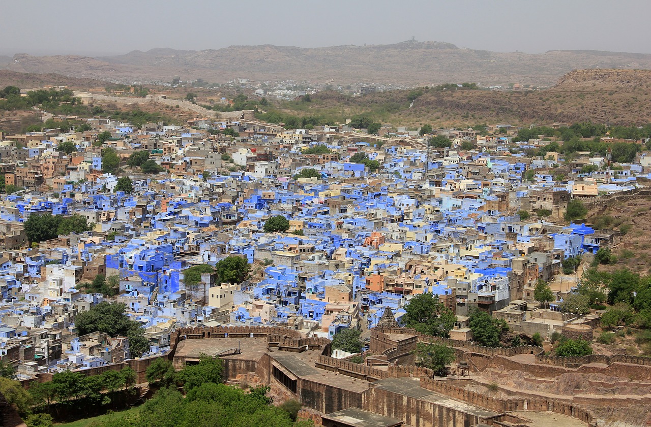 Jodhpur, Mėlynas Miestas, Rajasthan, Indija, Nemokamos Nuotraukos,  Nemokama Licenzija