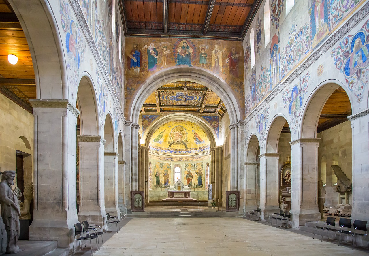 Johanniskirche, Swabian Gmünd, Romanesque, Hohenstaufeno Namas, Rhaeto Romanic, Bažnyčia, Romaniškoji Bažnyčia, Istoriškai, Religija, Krikščionybė