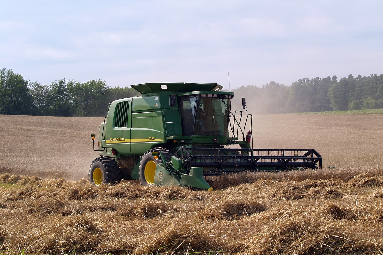 John Deere,  Žemdirbystė,  Sujungti,  Ūkis,  Derlius,  Kaimo,  Pasėlių,  Kraštovaizdis,  Laukas,  Mašina