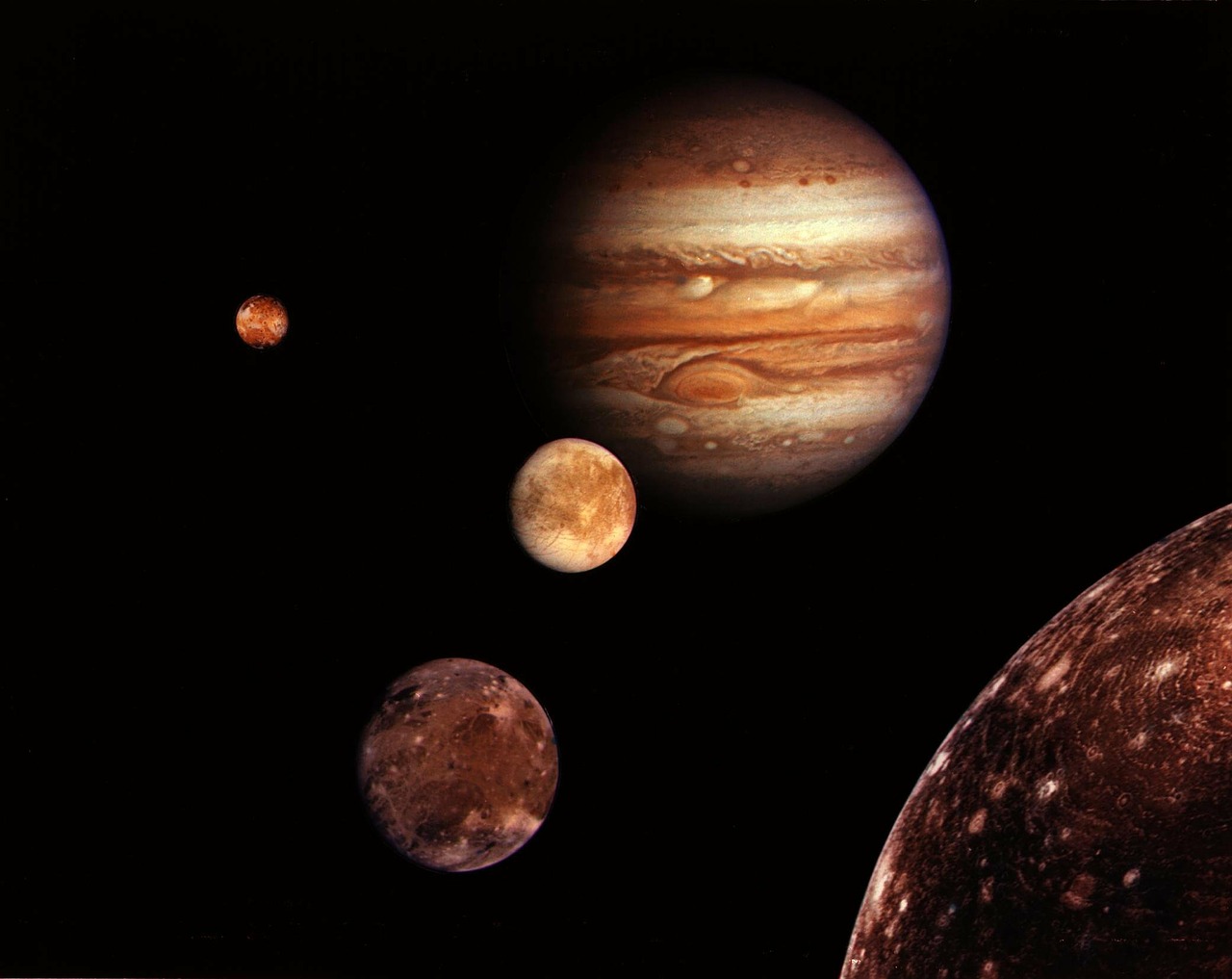 Jupiteris, Monde, Planeta, Žvaigždėtas Dangus, Erdvė, Visata, Visi, Naktinis Dangus, Dangus, Astronautika