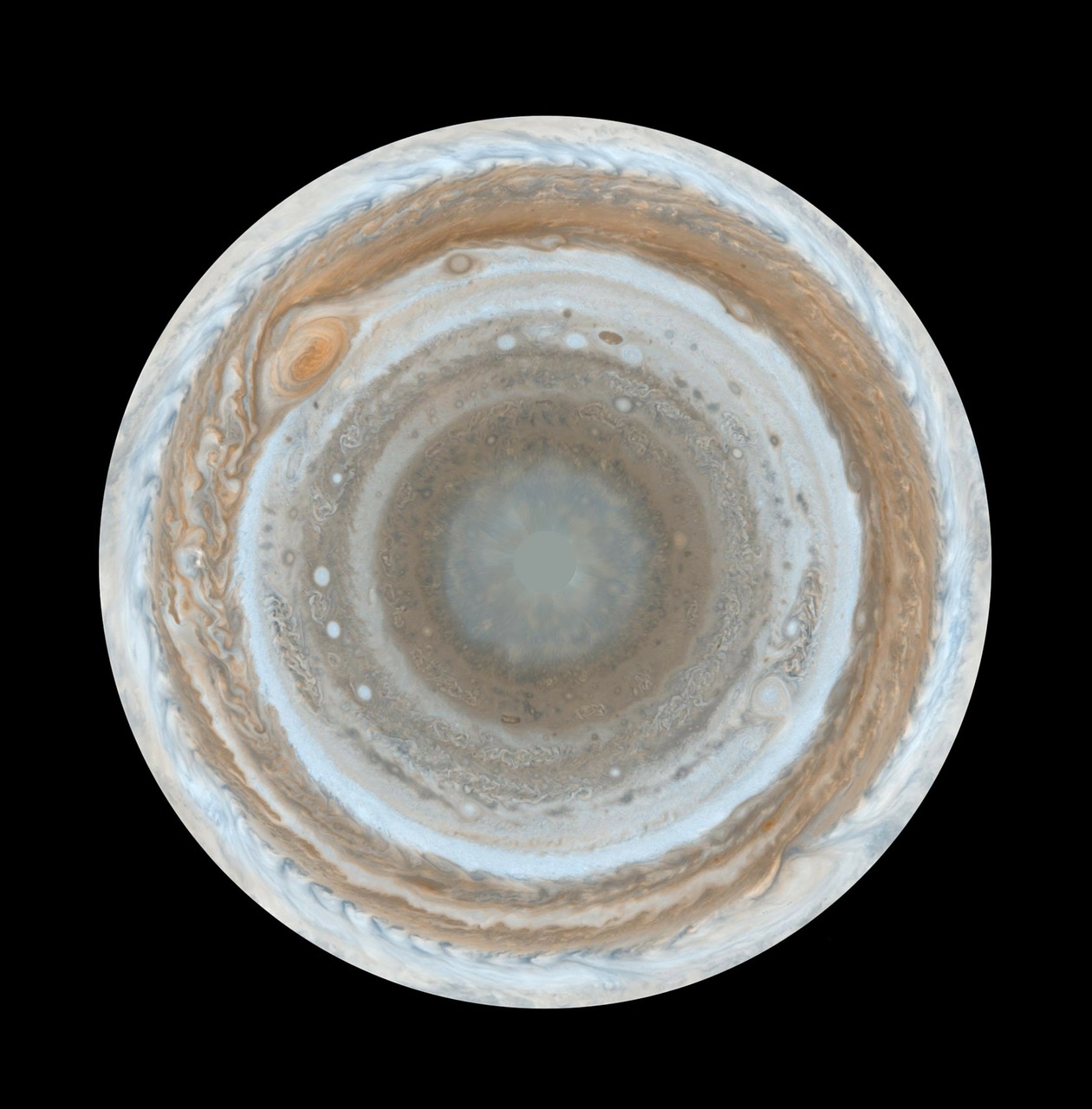 Jupiteris, Planeta, Atmosfera, Cassini, 2000, Ciklonai, Eddy, Erdvė, Saulės Sistema, Visata