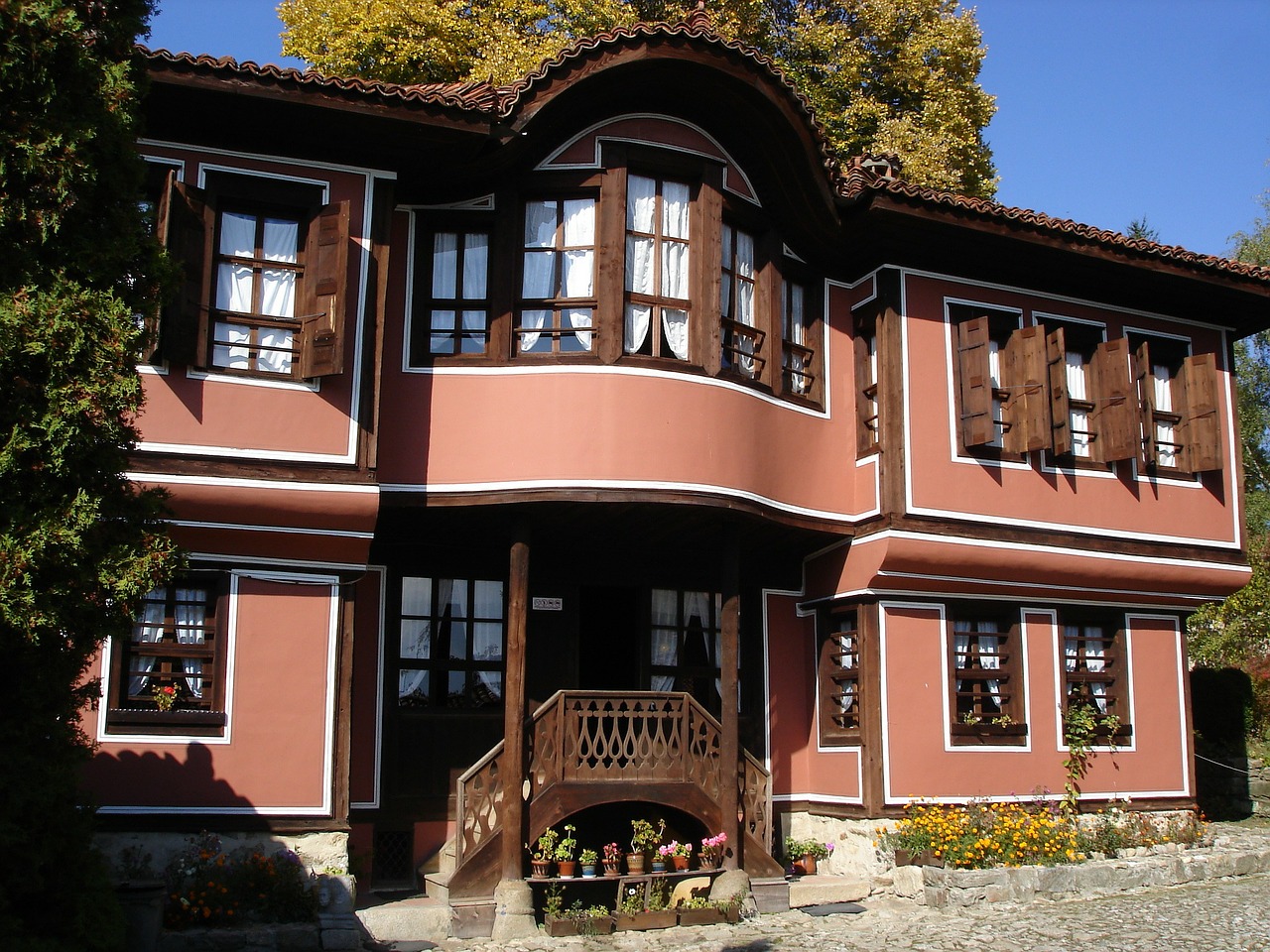 Kableškova Kashta, Koprivshtitsa, Namas, Bulgarija, Architektūra, Pastatas, Orientyras, Miestas, Istorinis, Architektūros Dizainas