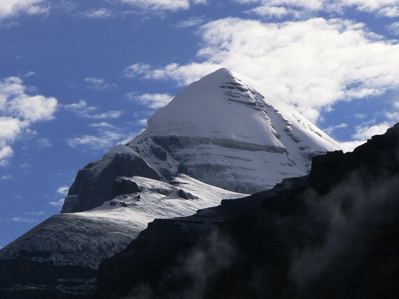 Kailash, Tibetas, Kalnas, Kora, Kraštovaizdis, Dykuma, Peizažas, Natūralus, Laukiniai, Lauke