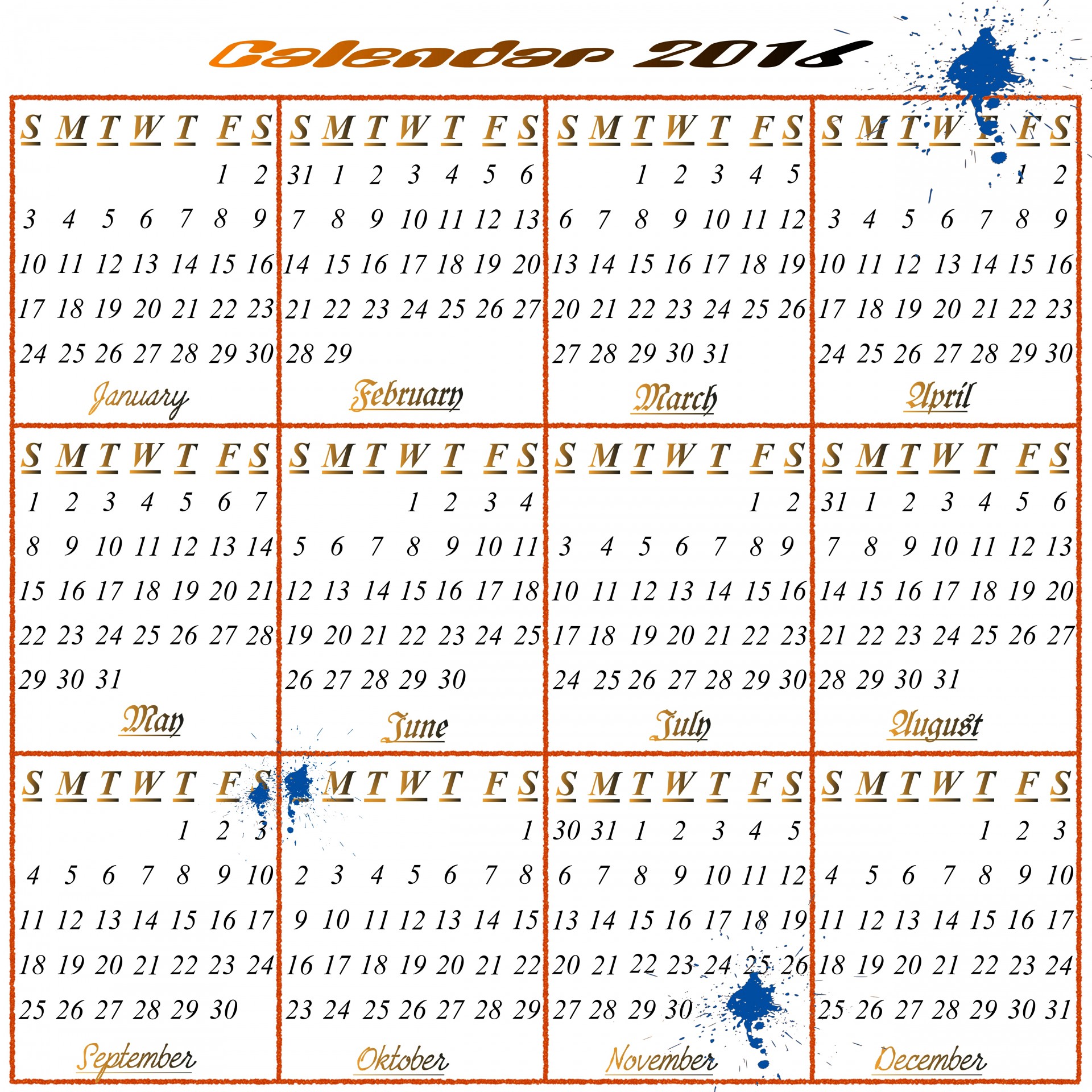 2016 & Nbsp,  Kalendorius,  Mėnuo,  Metai,  Apdaila,  Planuotojai,  Fonas,  Data,  Rašalas,  Kalendorius 2016 M