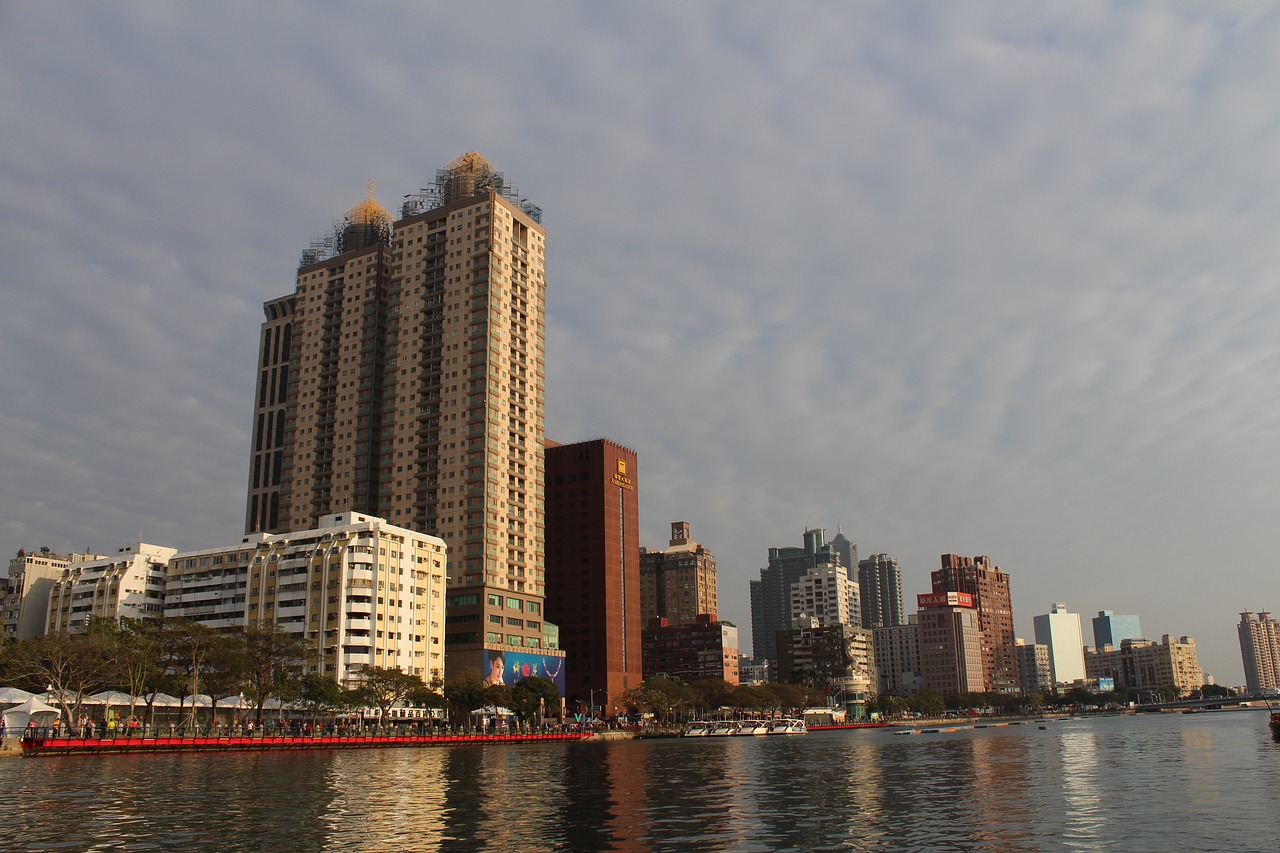Kaohsiung, Taivanas, Asija, Upė, Miesto Panorama, Architektūra, Palei Upę, Nemokamos Nuotraukos,  Nemokama Licenzija