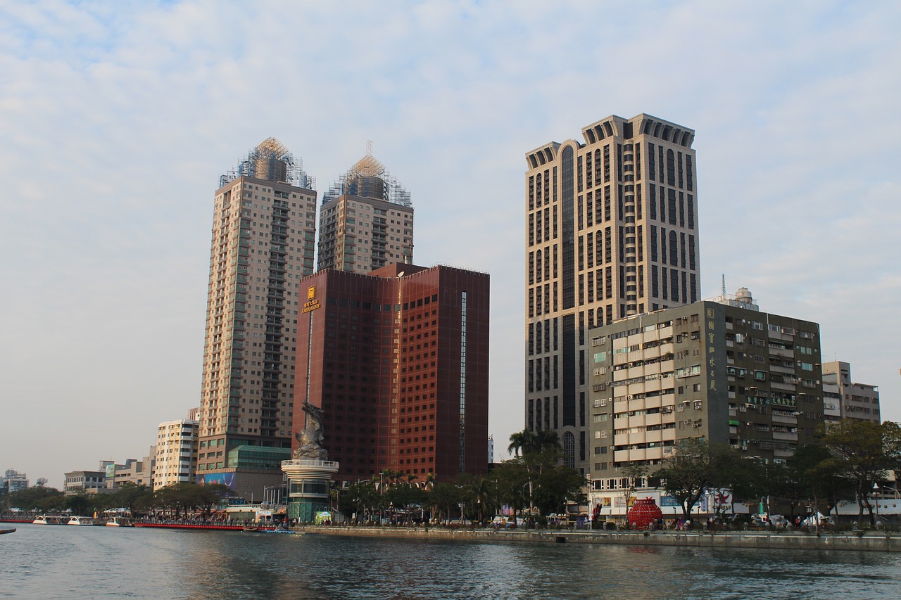 Kaohsiung, Taivanas, Asija, Upė, Miesto Panorama, Architektūra, Palei Upę, Nemokamos Nuotraukos,  Nemokama Licenzija