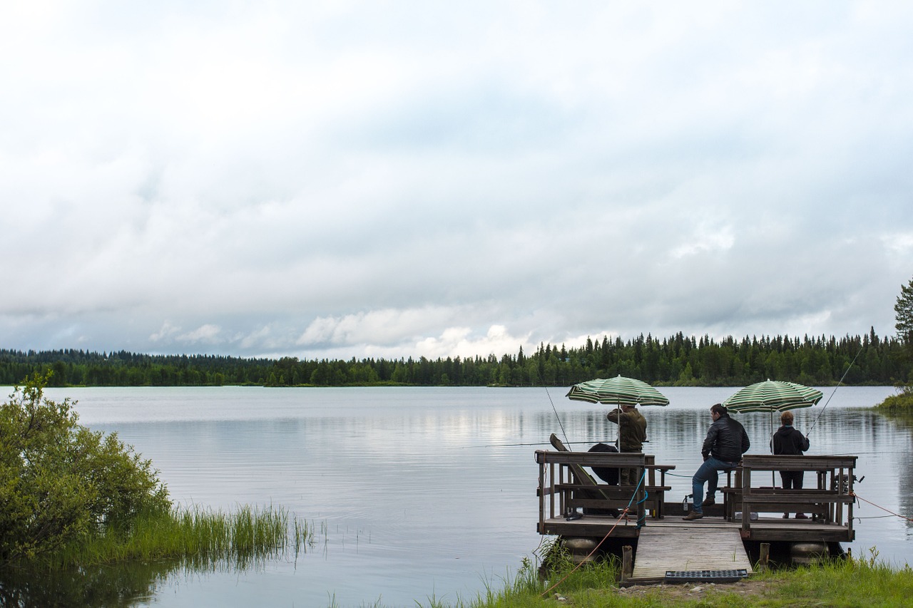 Karelija, Karelija, Šiaurė, Rusija, Vanduo, Gamta, Dangus, Kraštovaizdis, Žvejyba, Žuvis