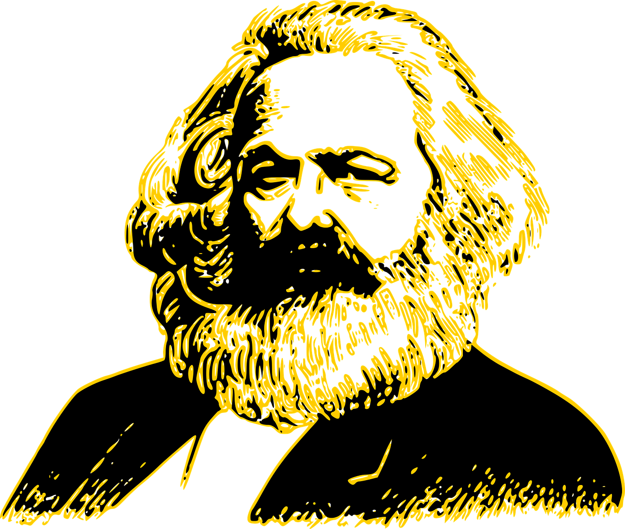 Karl Marx, Portretas, Vyras, Barzda, Komunizmas, Nemokama Vektorinė Grafika, Nemokamos Nuotraukos,  Nemokama Licenzija