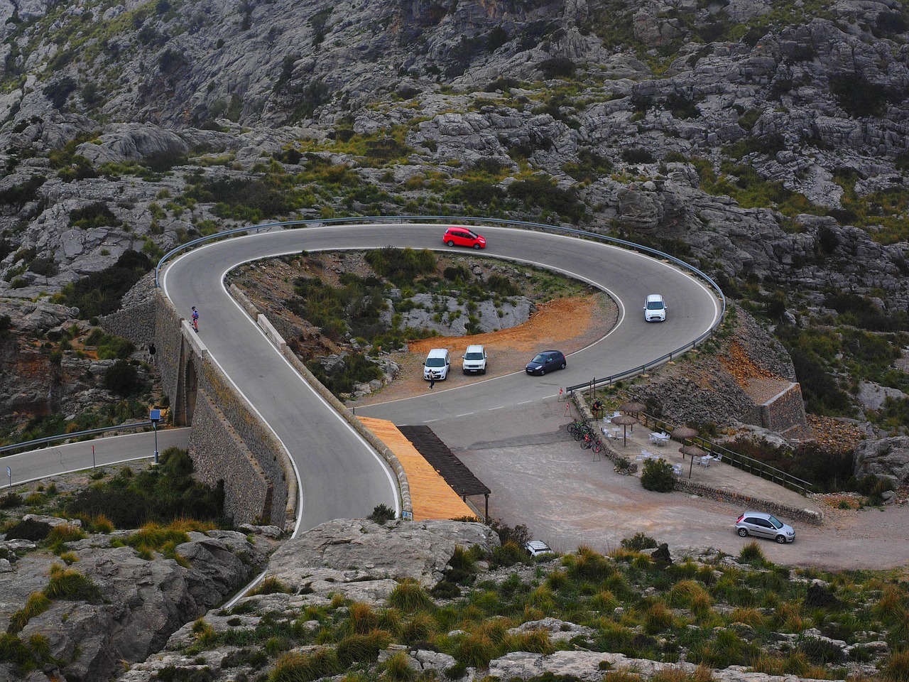 Karsto Zona, Maljorka, Serra De Tramuntana, Kalnai, Ispanija, Balearų Salos, Coll De Rice, Gorge, Karstinis Kraštovaizdis, Kaklo Mazgas