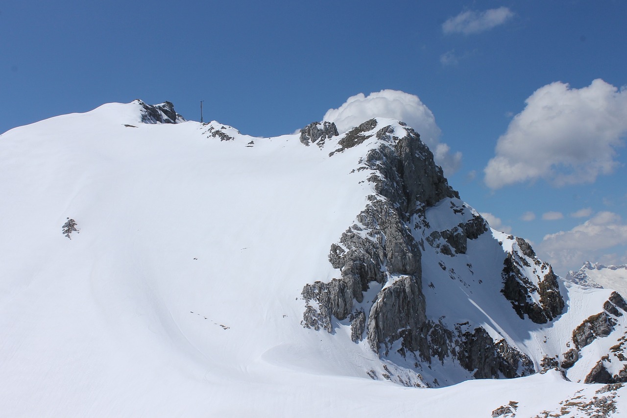 Karwendel, Alpių, Kalnai, Panorama, Gamta, Žygiai, Alpinizmas, Mėlynas, Sniegas, Nuotaika