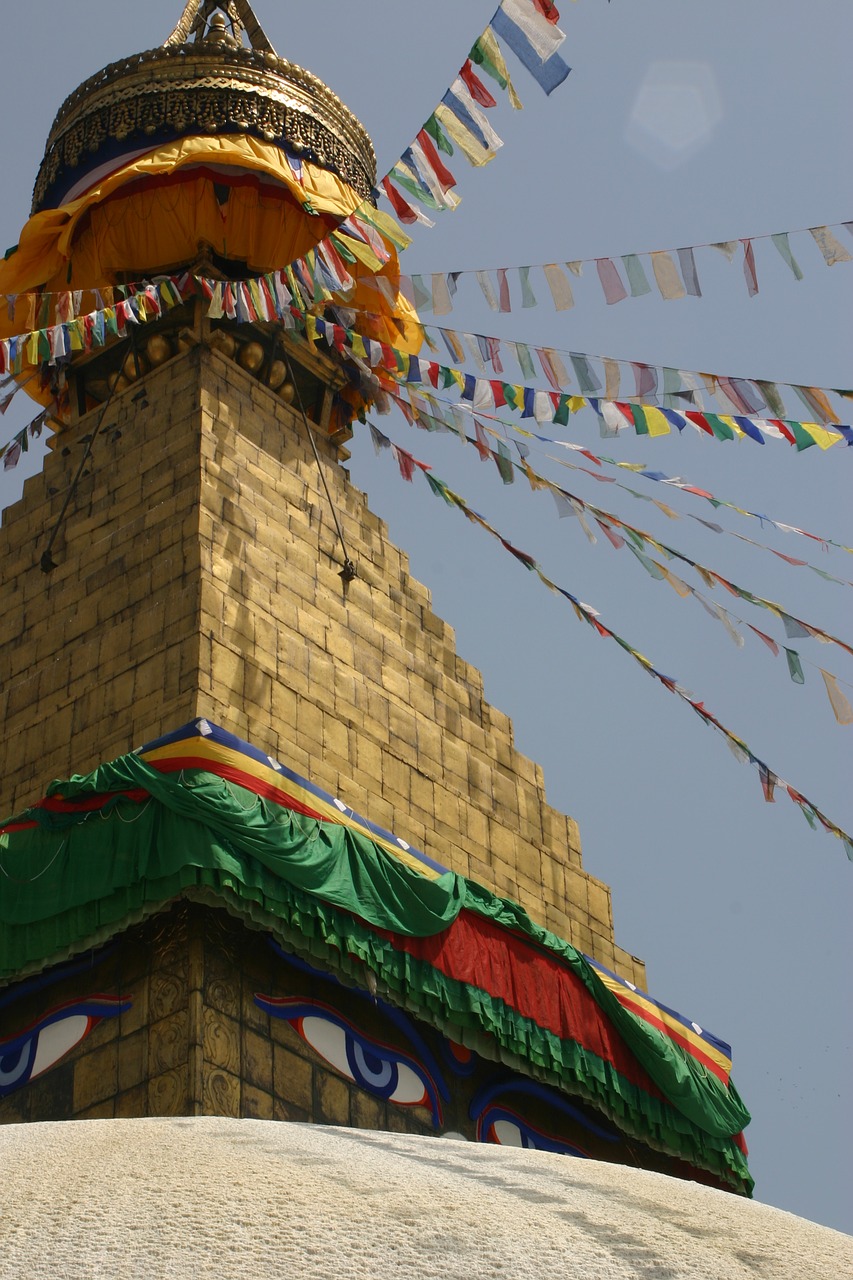 Katmandu, Boudhanatas, Stupa, Nepalas, Šventykla, Malda, Akys, Buda, Nemokamos Nuotraukos,  Nemokama Licenzija
