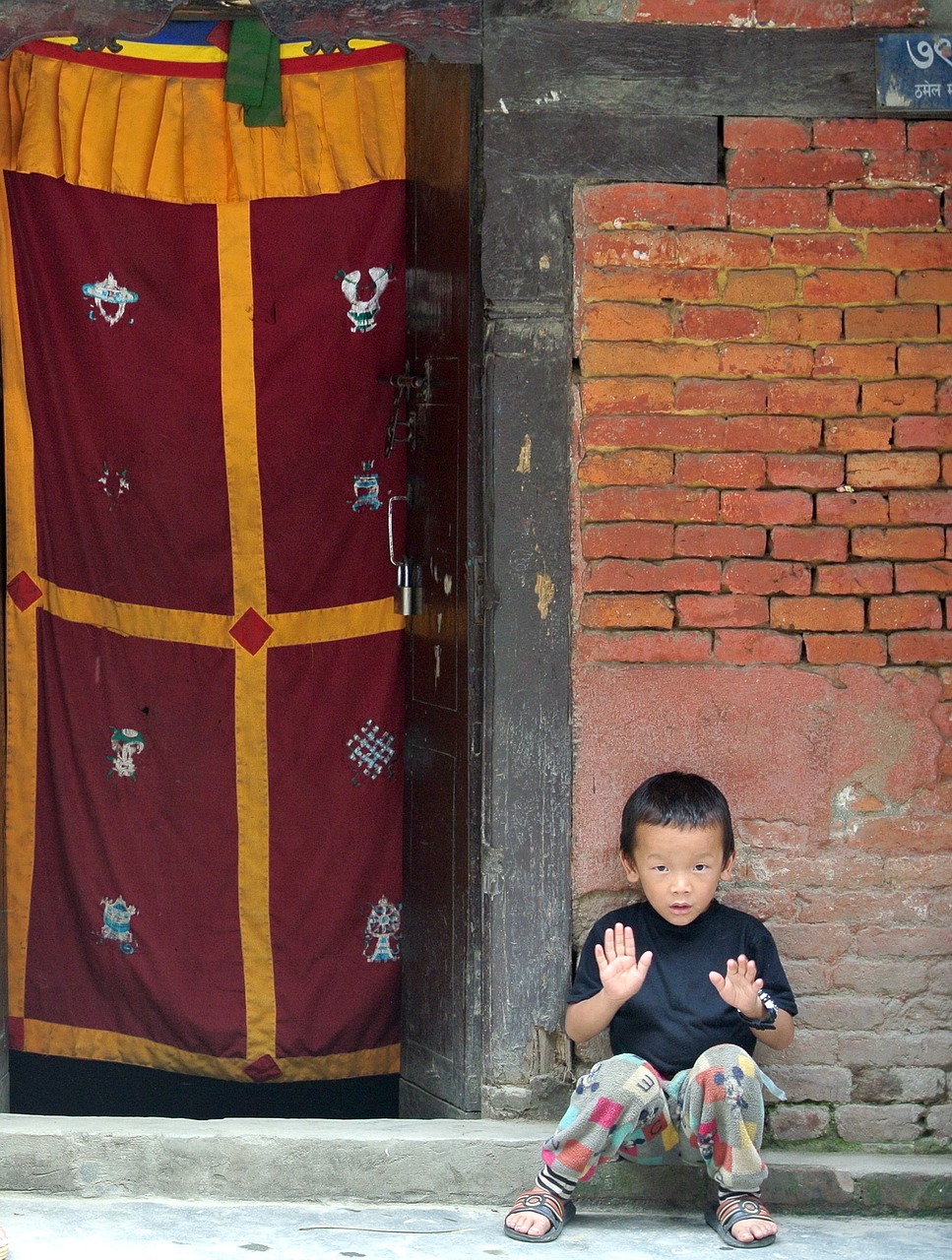 Katmandu, Nepalas, Berniukas, Asija, Vaikas, Kultūra, Nemokamos Nuotraukos,  Nemokama Licenzija