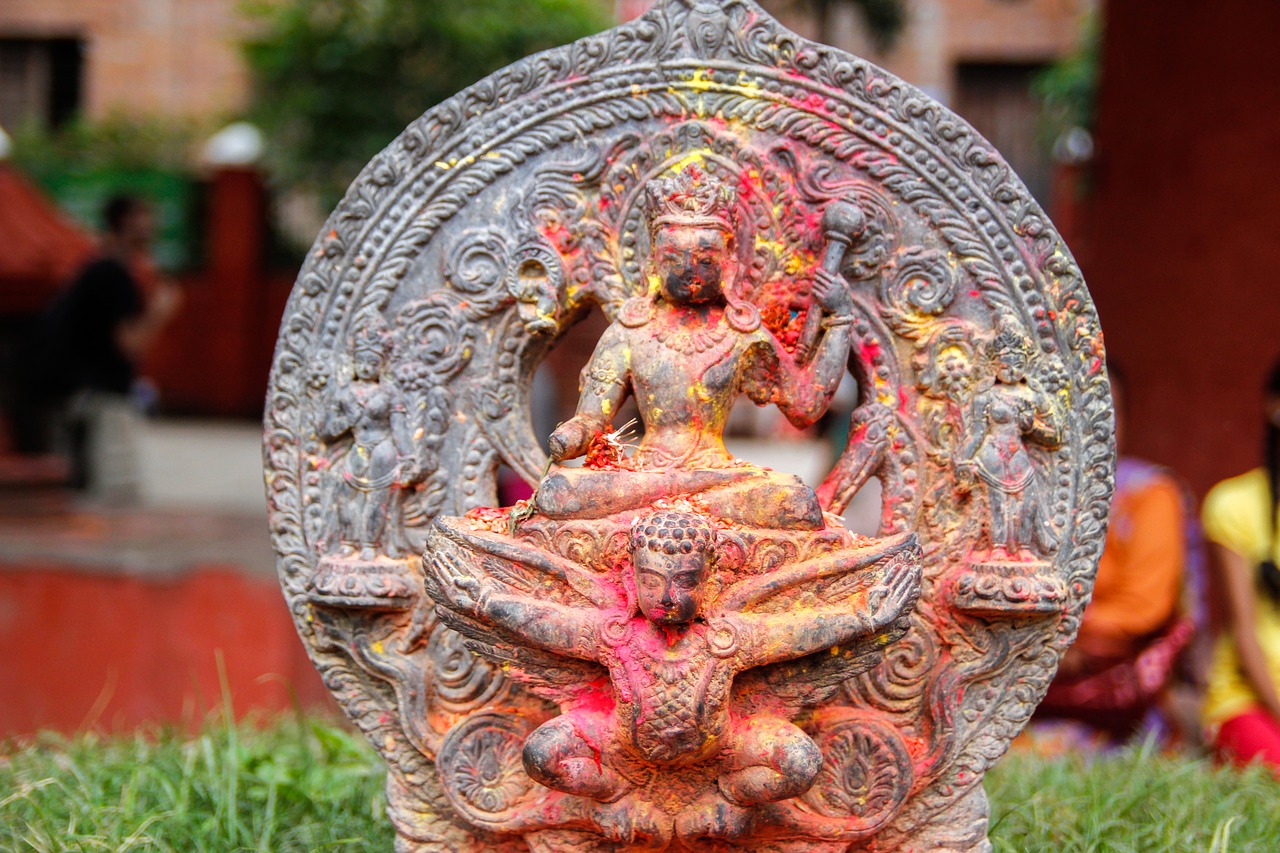 Kathmandu,  Nepale,  Azijoje,  Religija,  Skulptūra,  Statula,  Menas,  Šventykla,  Metai,  Turizmas