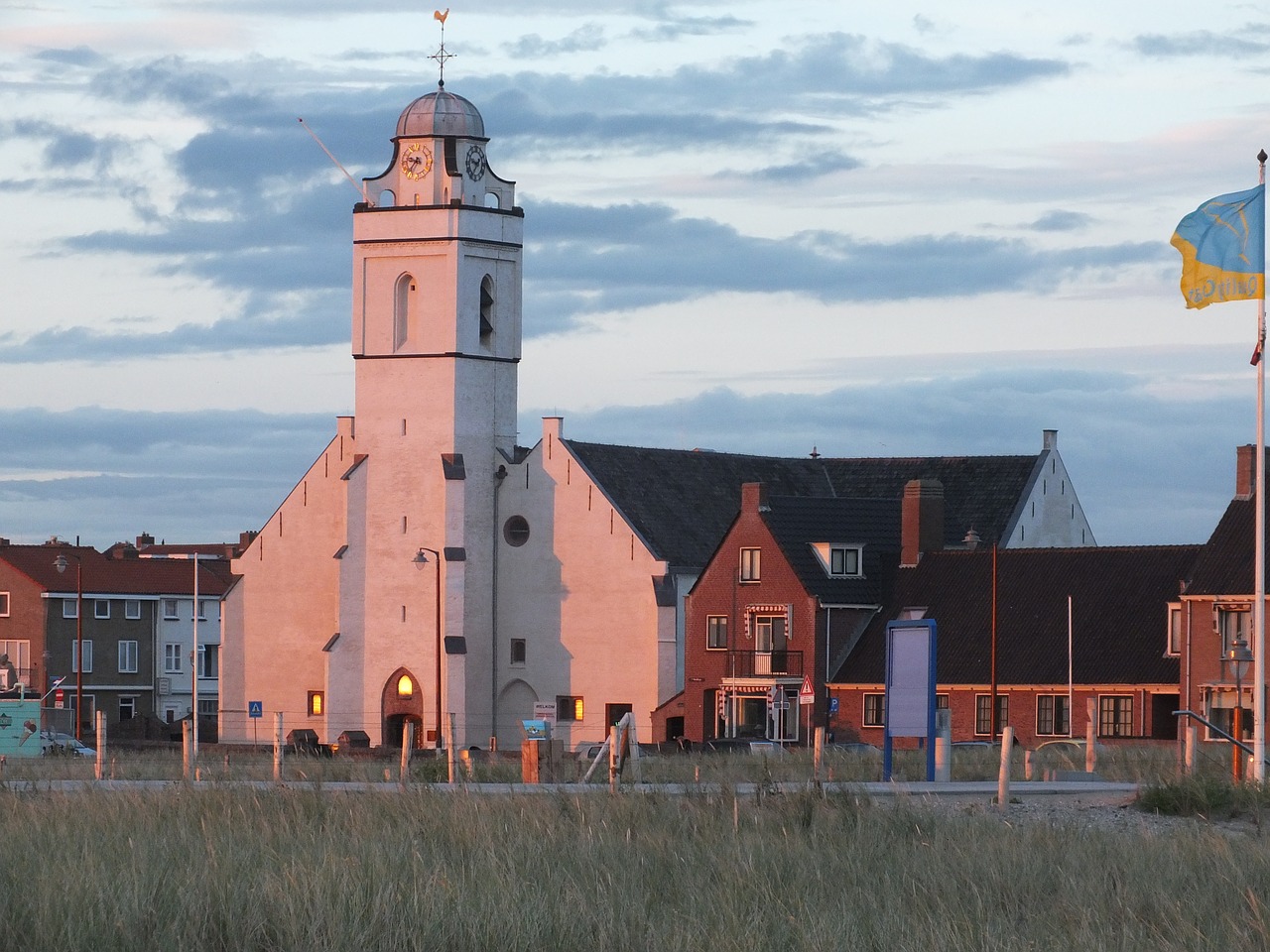 Katwijk, Balta Bažnyčia, Holland, Nyderlandai, Nemokamos Nuotraukos,  Nemokama Licenzija