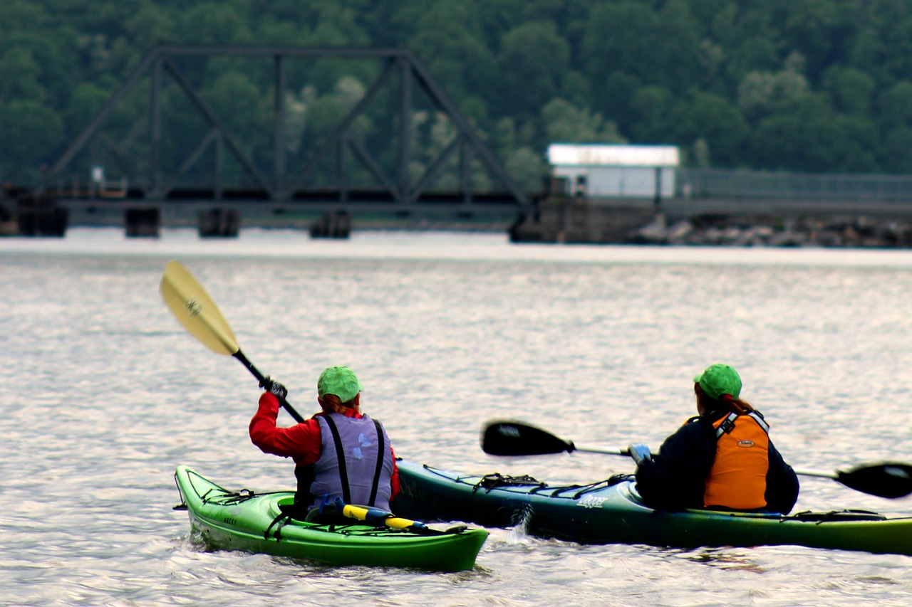 Baidarių, Kayaker, Valtis, Irklas, Upė, Sportas, Vanduo, Veikla, Vasara, Lauke