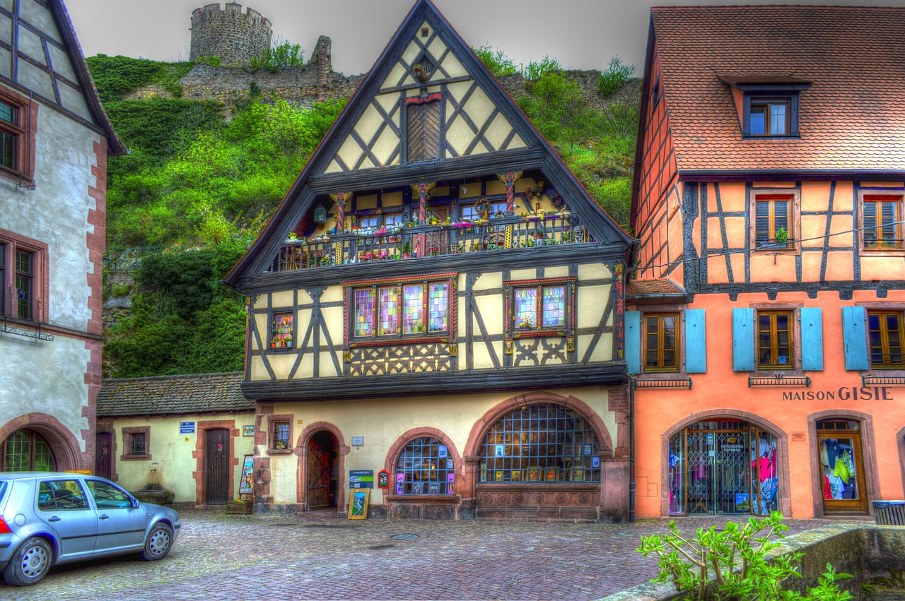 Kaysersberg, Alsace, France, Santūra, Foto Filtras, Filtras, Hdr, Spalvinga, Perdėtas, Nemokamos Nuotraukos