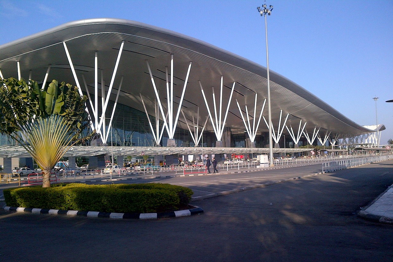 Kempegowda Tarptautinis Oro Uostas, Bangalore, Bengaluru, Indija, Karnataka, Architektūra, Orientyras, Pastatas, Architektūros Dizainas, Struktūra