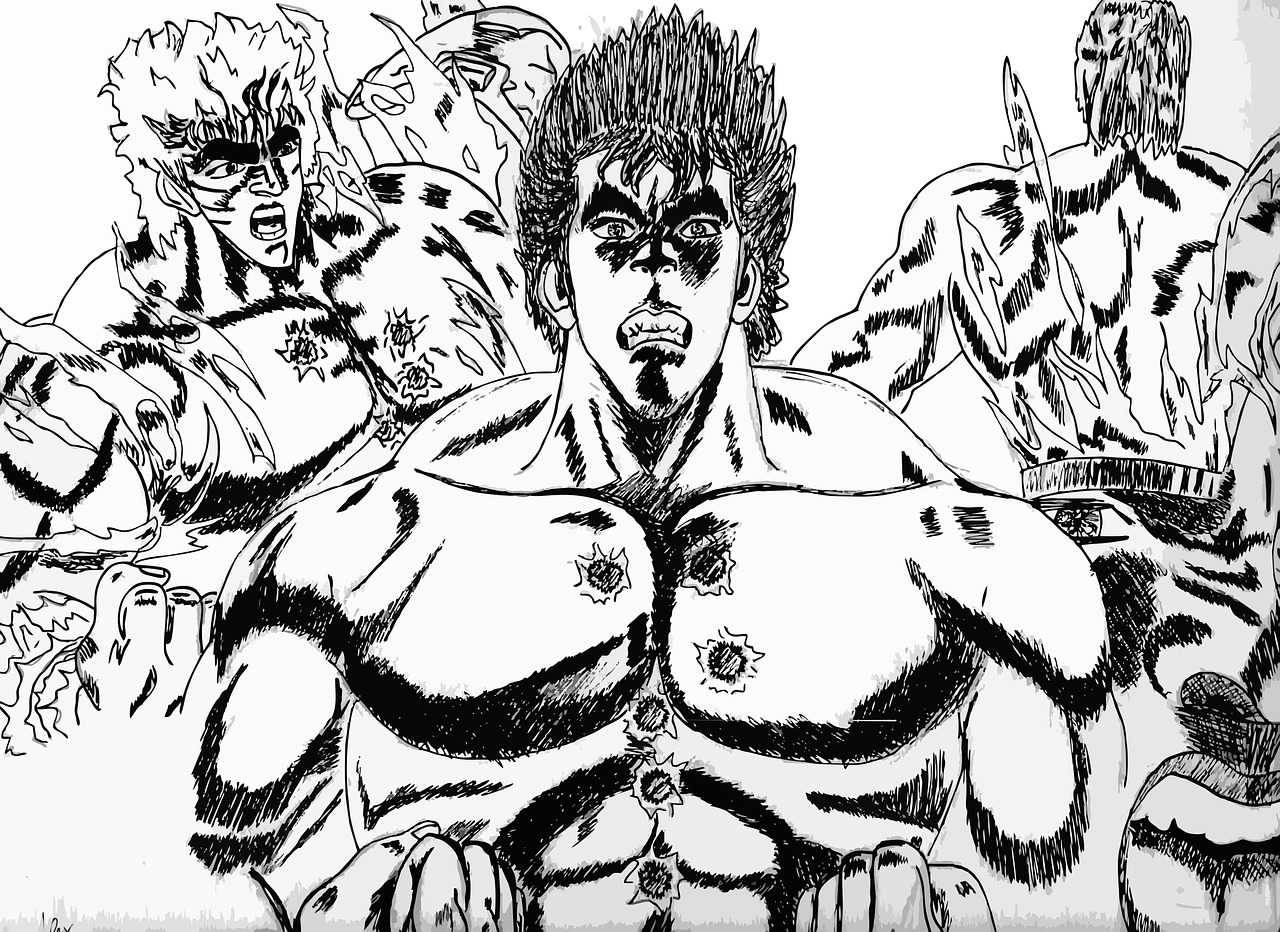 Ken, Kenshiro, Komiksai, Manga, Piešimas, Herojus, Nemokamos Nuotraukos,  Nemokama Licenzija