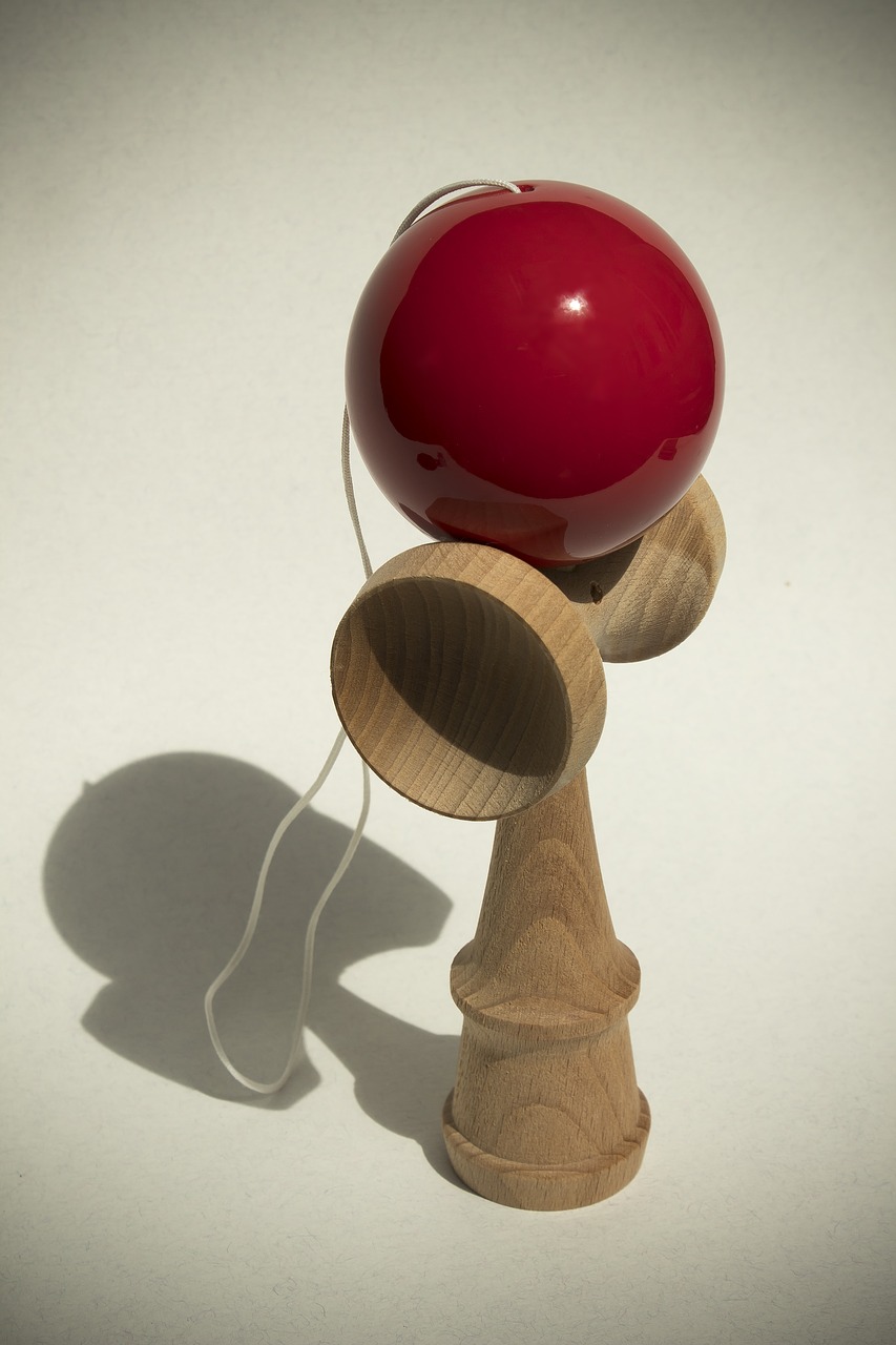 Kendama,  Žaisti,  Įgūdžių,  Žaislai,  Japonijos,  Rutulinis,  Raudona,  Kardas,  Hibuki,  Savigynos Ginklas