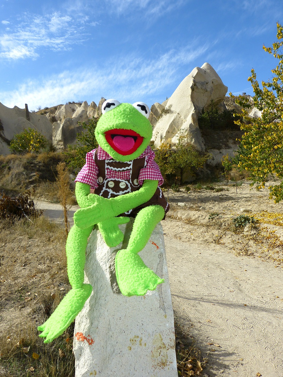 Kermit, Varlė, Cappadocia, Tufa, Uolienos Formacijos, Turkija, Kraštovaizdis, Rokas, Nemokamos Nuotraukos,  Nemokama Licenzija