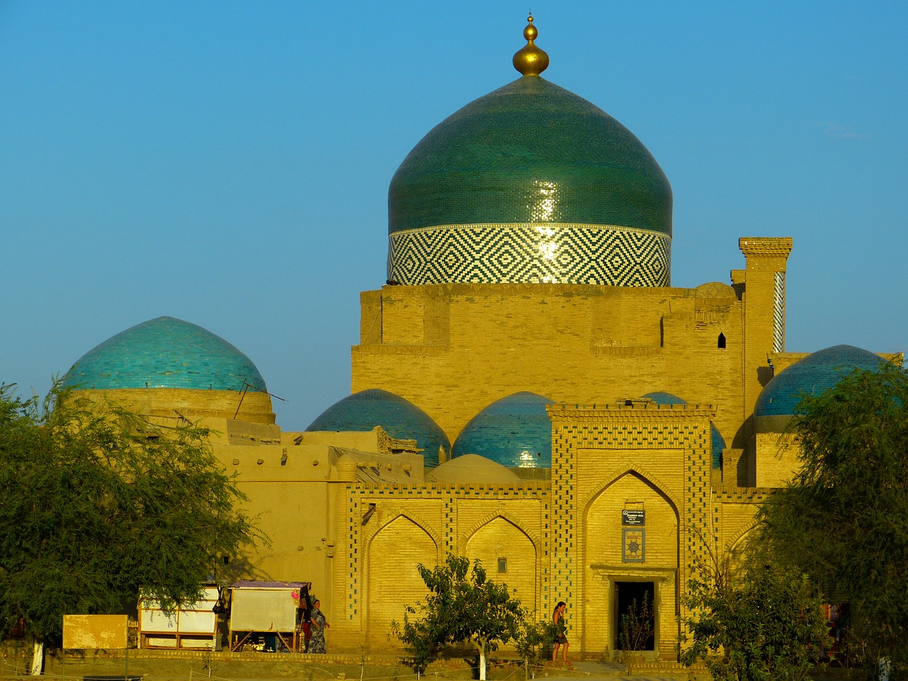 Khiva, Kihva, Unesco Pasaulio Paveldas, Muziejaus Miestas, Abendstimmung, Uzbekistanas, Nemokamos Nuotraukos,  Nemokama Licenzija
