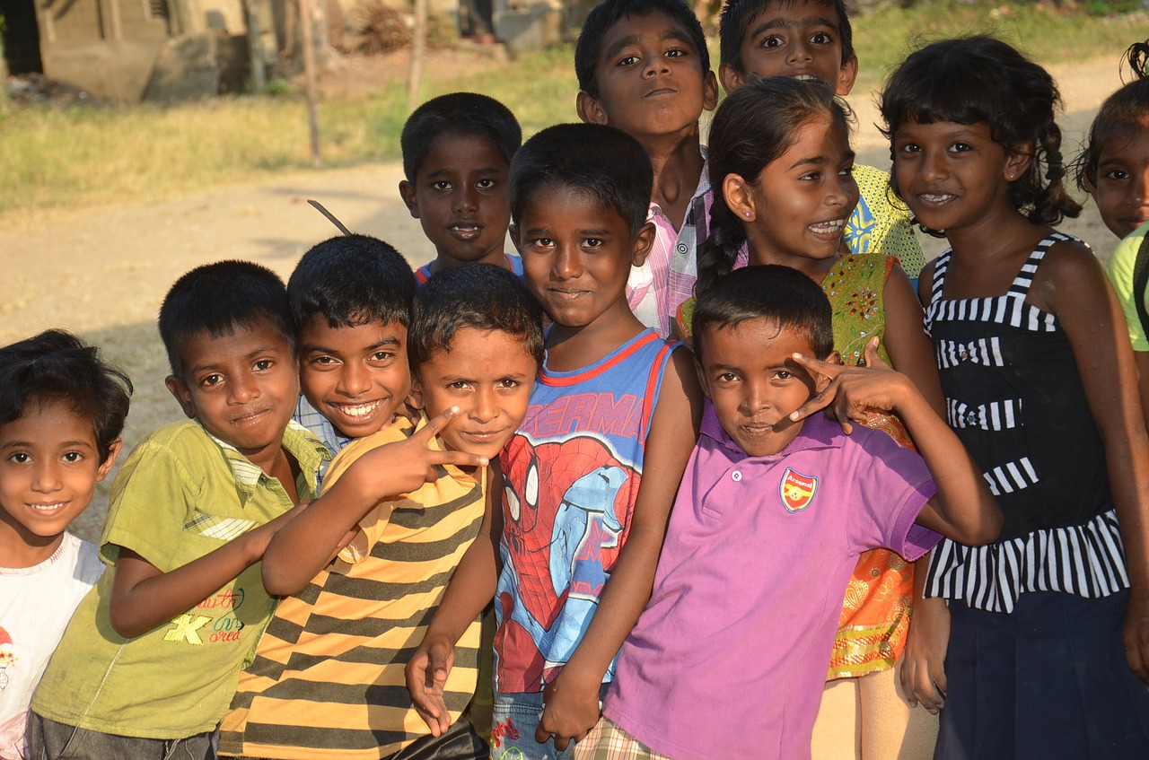 Vaikai, Šri Lanka, Vaikai, Nemokamos Nuotraukos,  Nemokama Licenzija