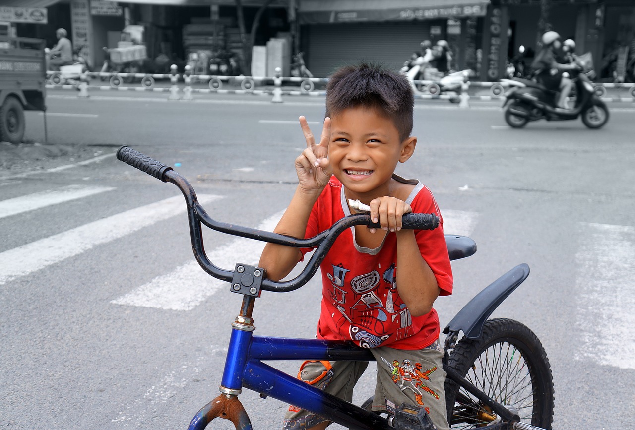 Vaikai, Žmonės, Vietnamas, Šypsena, Nemokamos Nuotraukos,  Nemokama Licenzija