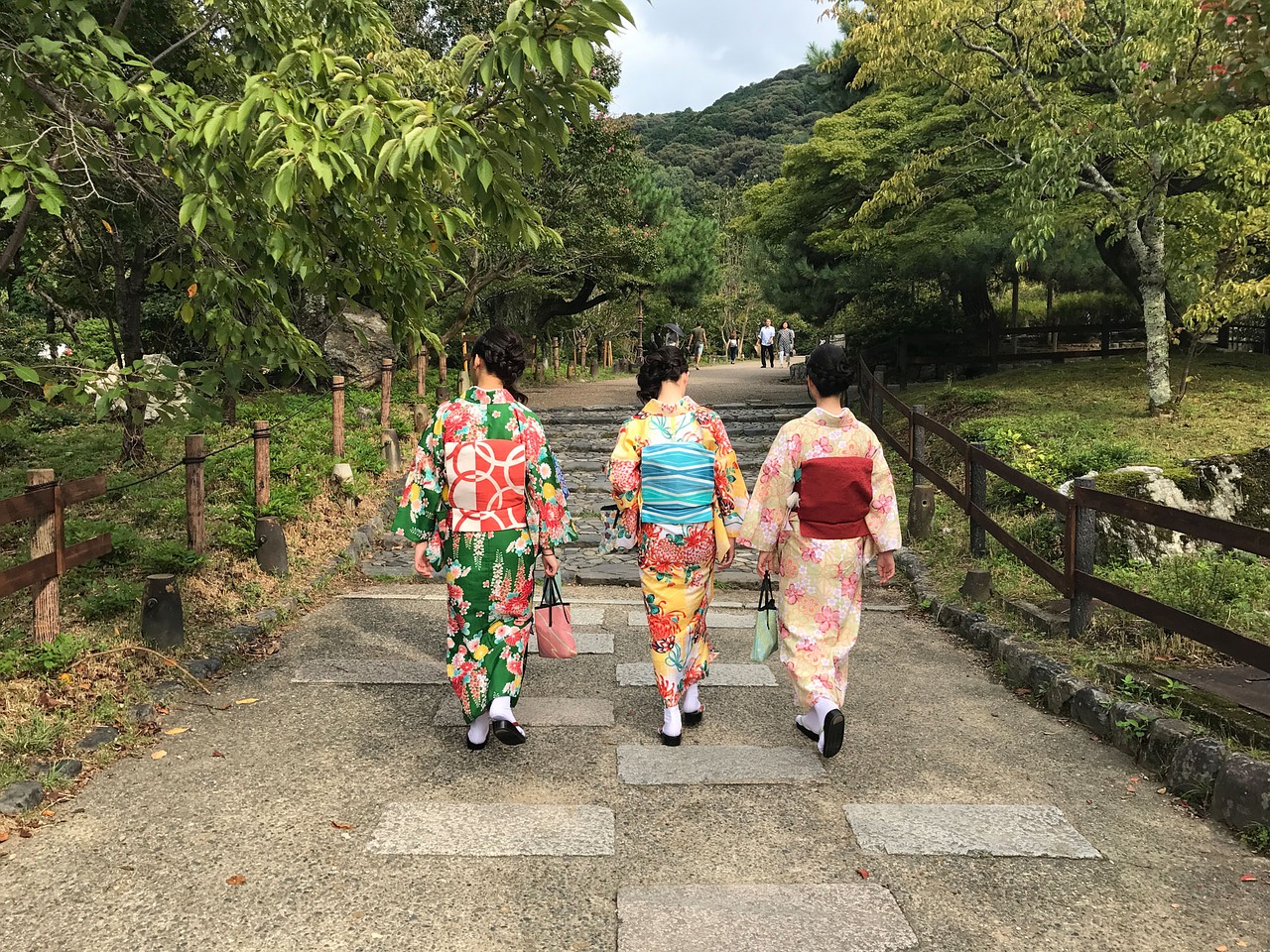 Kimono, Japonija, Kyoto, Moteris, Japanese, Nemokamos Nuotraukos,  Nemokama Licenzija